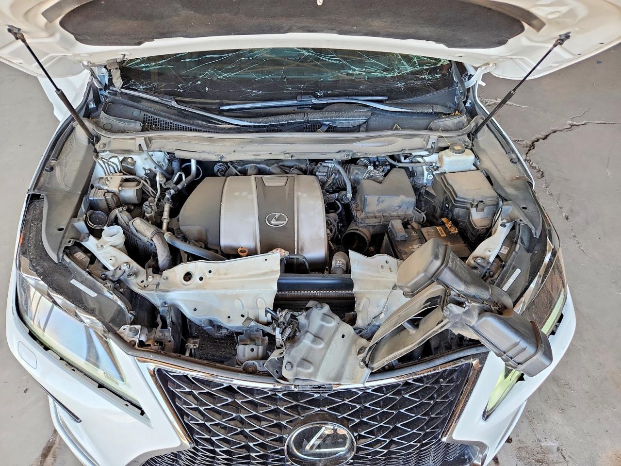 2021 Lexus Rx 350 F Sport White vin: 2T2YZMDA5MC278340