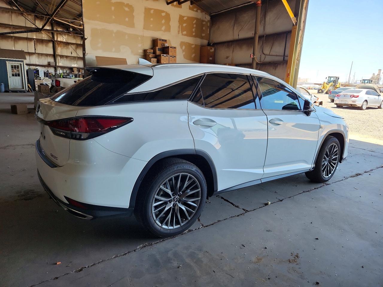 2021 Lexus Rx 350 F Sport White vin: 2T2YZMDA5MC278340