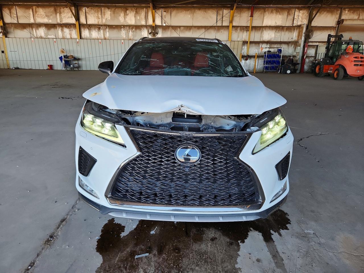 2021 Lexus Rx 350 F Sport White vin: 2T2YZMDA5MC278340