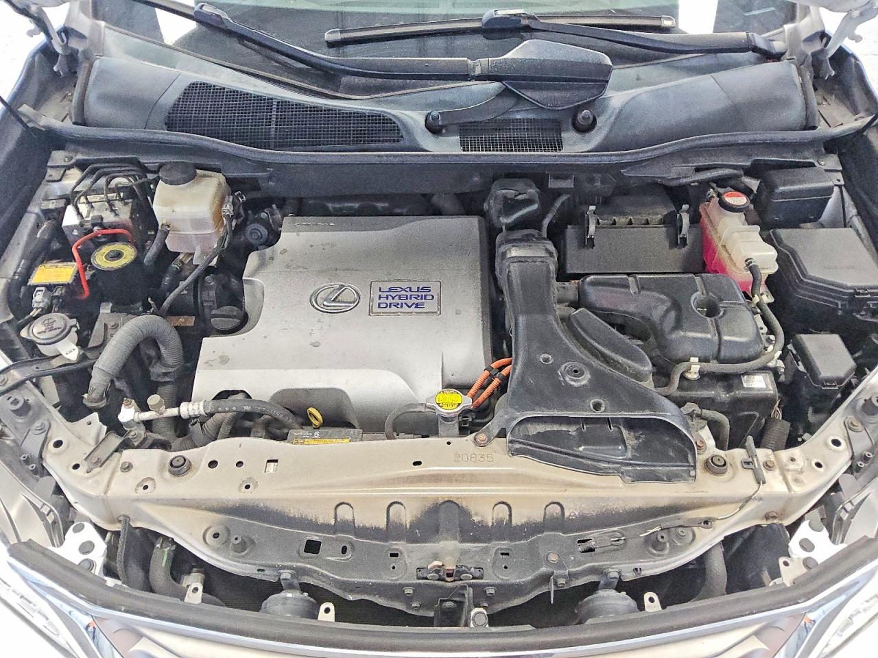 2015 Lexus Rx 450h Белый vin: 2T2ZB1BA0FC001656