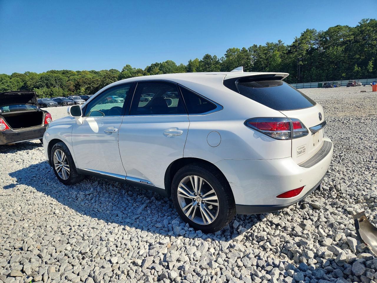 2015 Lexus Rx 450h White vin: 2T2ZB1BA0FC003097