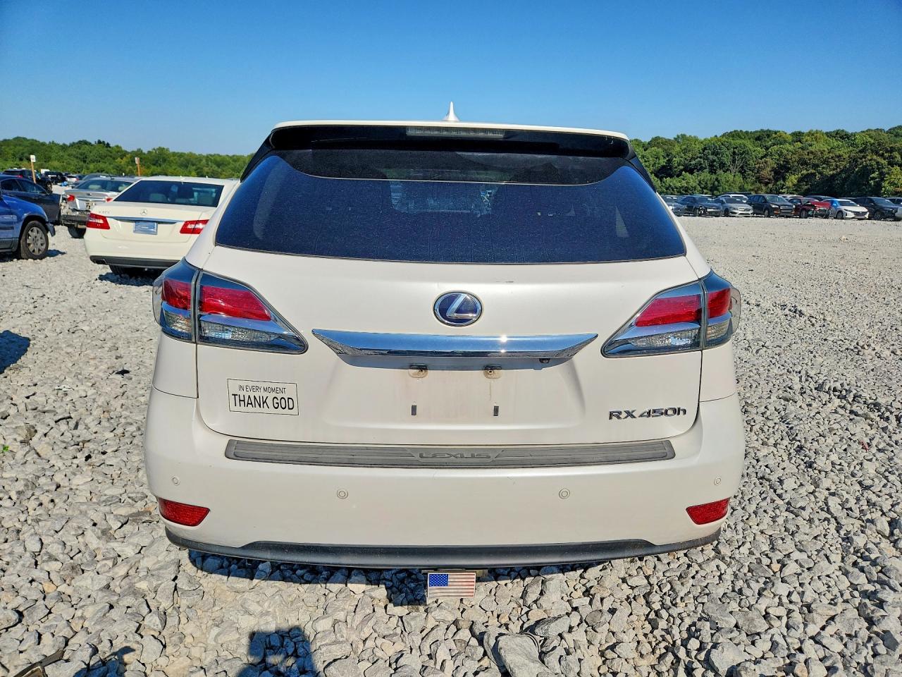 2015 Lexus Rx 450h White vin: 2T2ZB1BA0FC003097