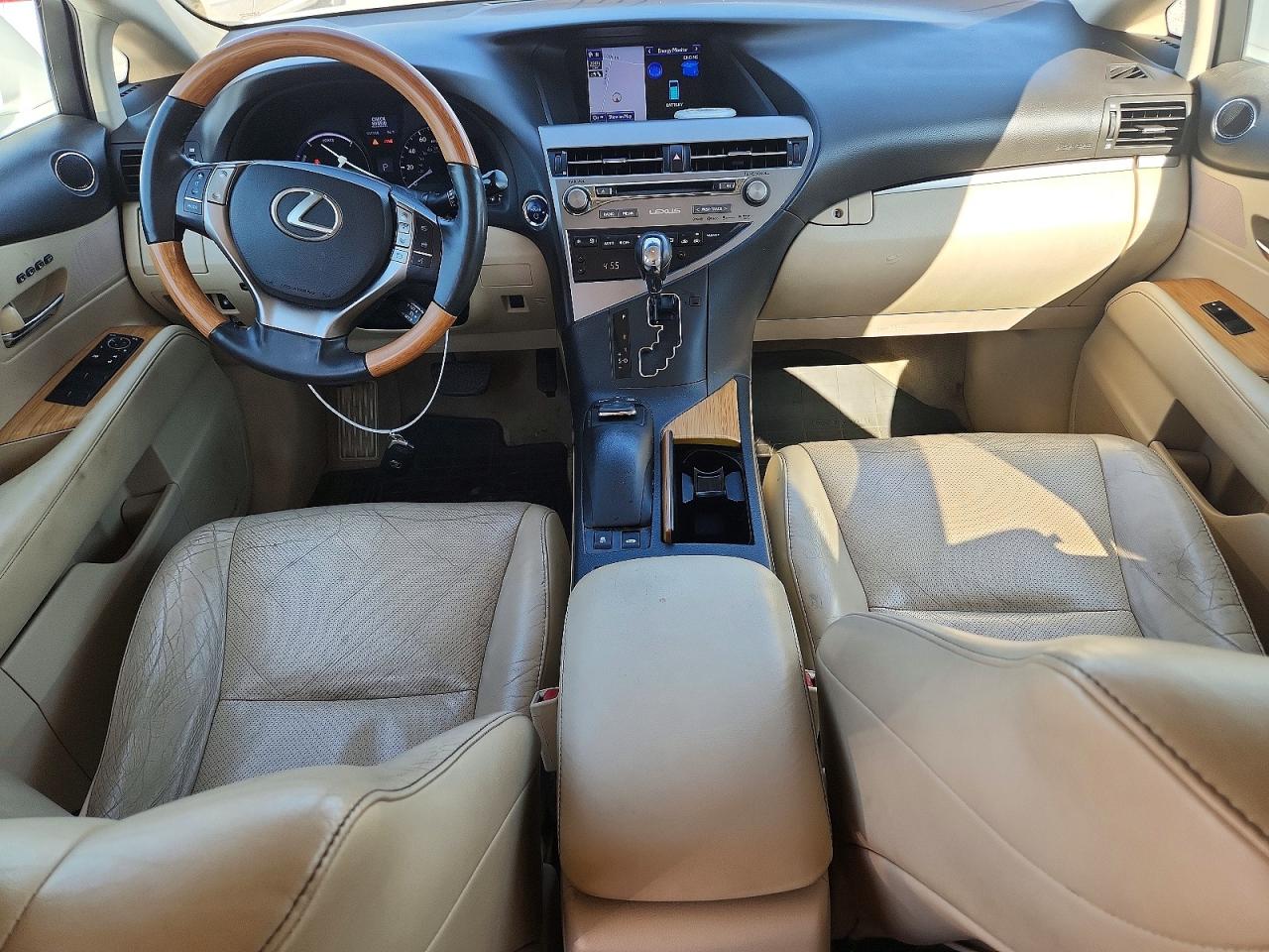 2015 Lexus Rx 450h White vin: 2T2ZB1BA0FC003097