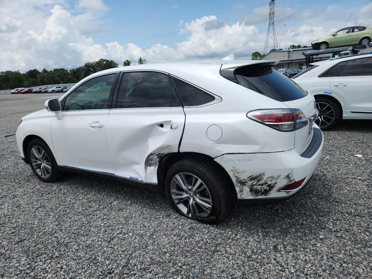 2015 Lexus Rx 450h Белый vin: 2T2ZB1BA1FC002542