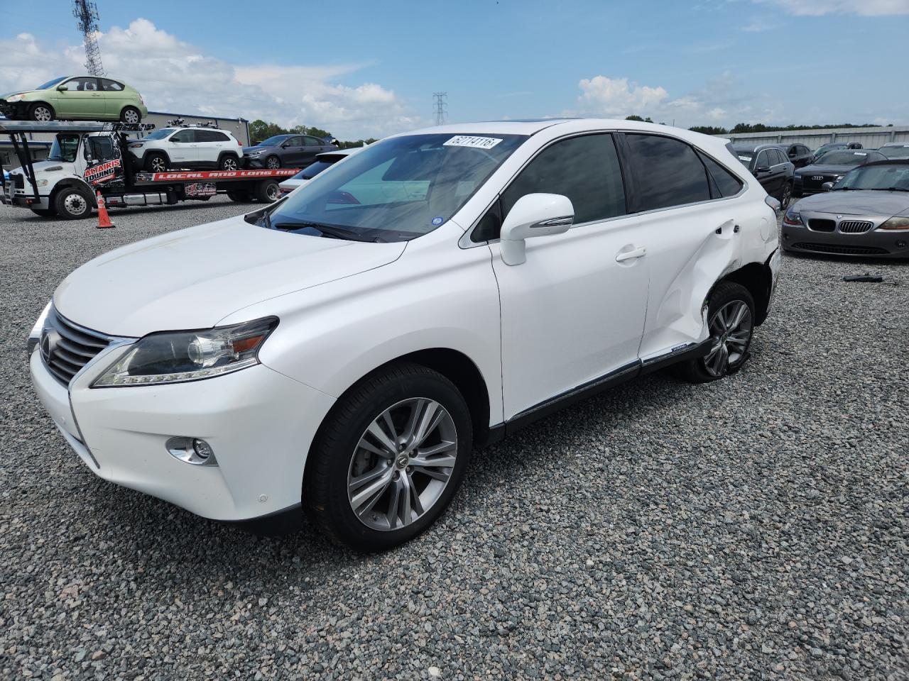 2015 Lexus Rx 450h Белый vin: 2T2ZB1BA1FC002542