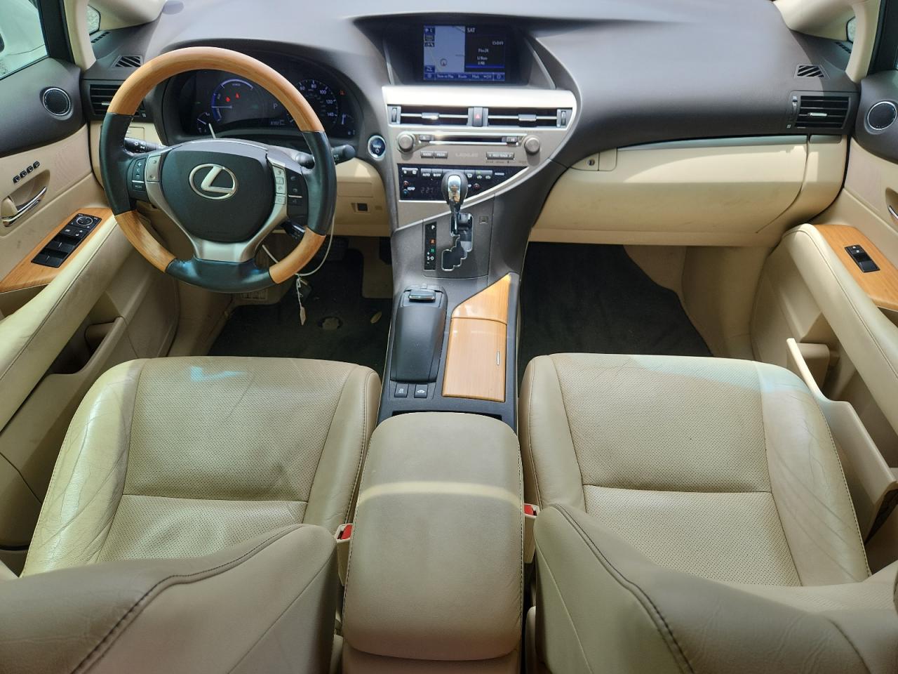 2015 Lexus Rx 450h Белый vin: 2T2ZB1BA1FC002542