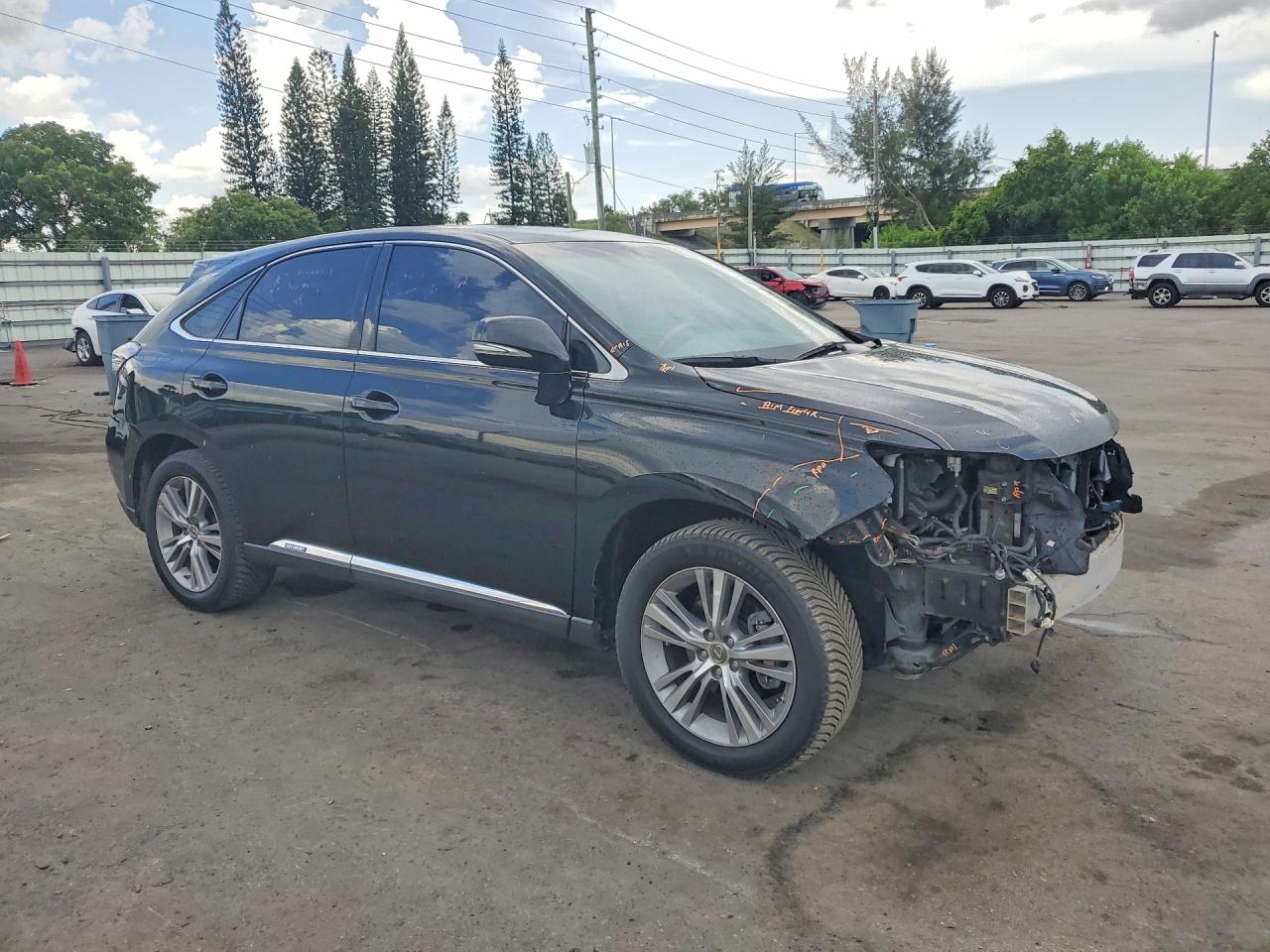 2015 Lexus Rx 450h Black vin: 2T2ZB1BA2FC001416