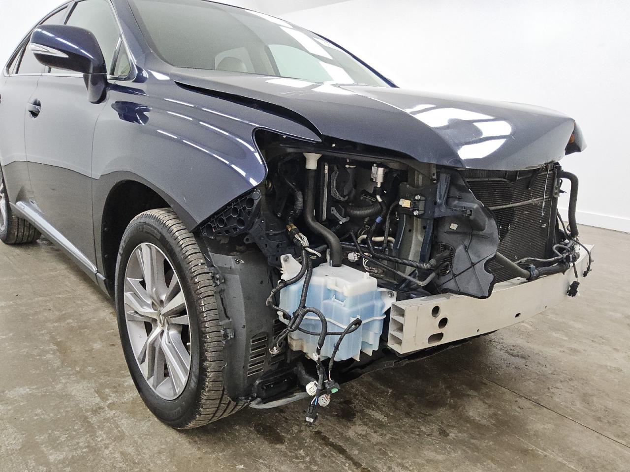 2015 Lexus Rx 450h Blue vin: 2T2ZB1BA4FC002891 Damage: Grille, Missing, Replacement Required