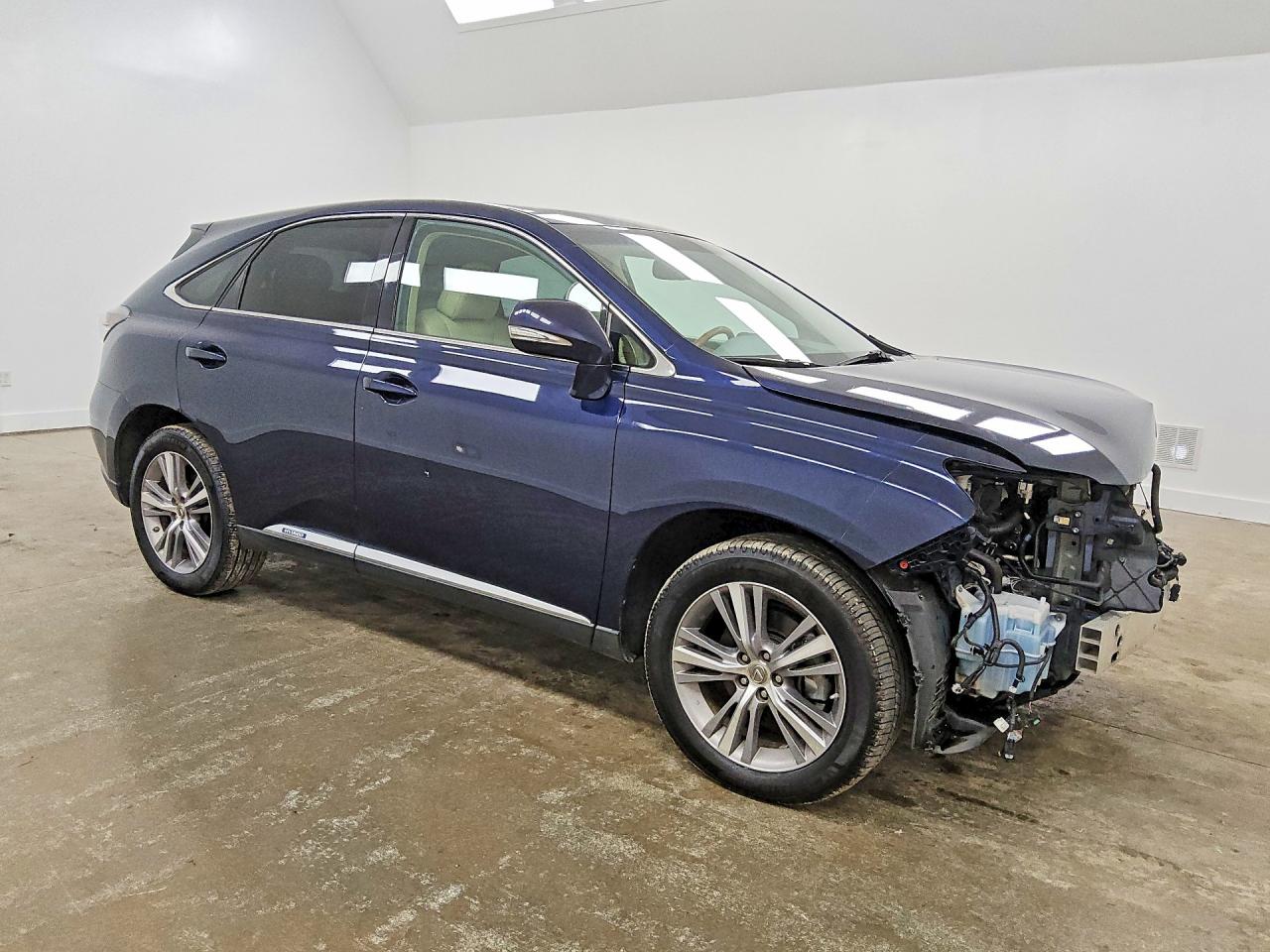 2015 Lexus Rx 450h Blue vin: 2T2ZB1BA4FC002891