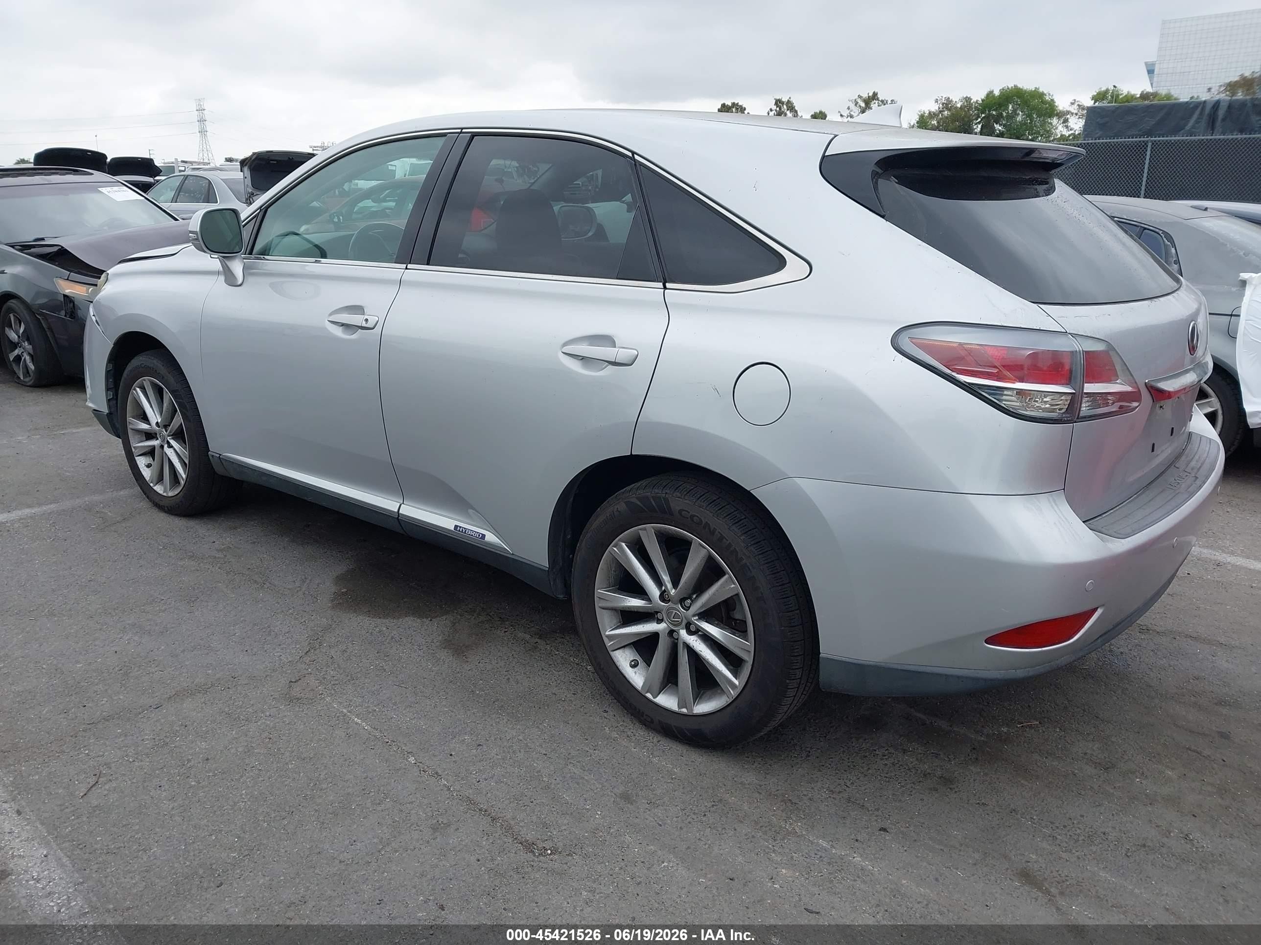 2015 Lexus Rx 450h   Silver vin: 2T2ZB1BA5FC002477