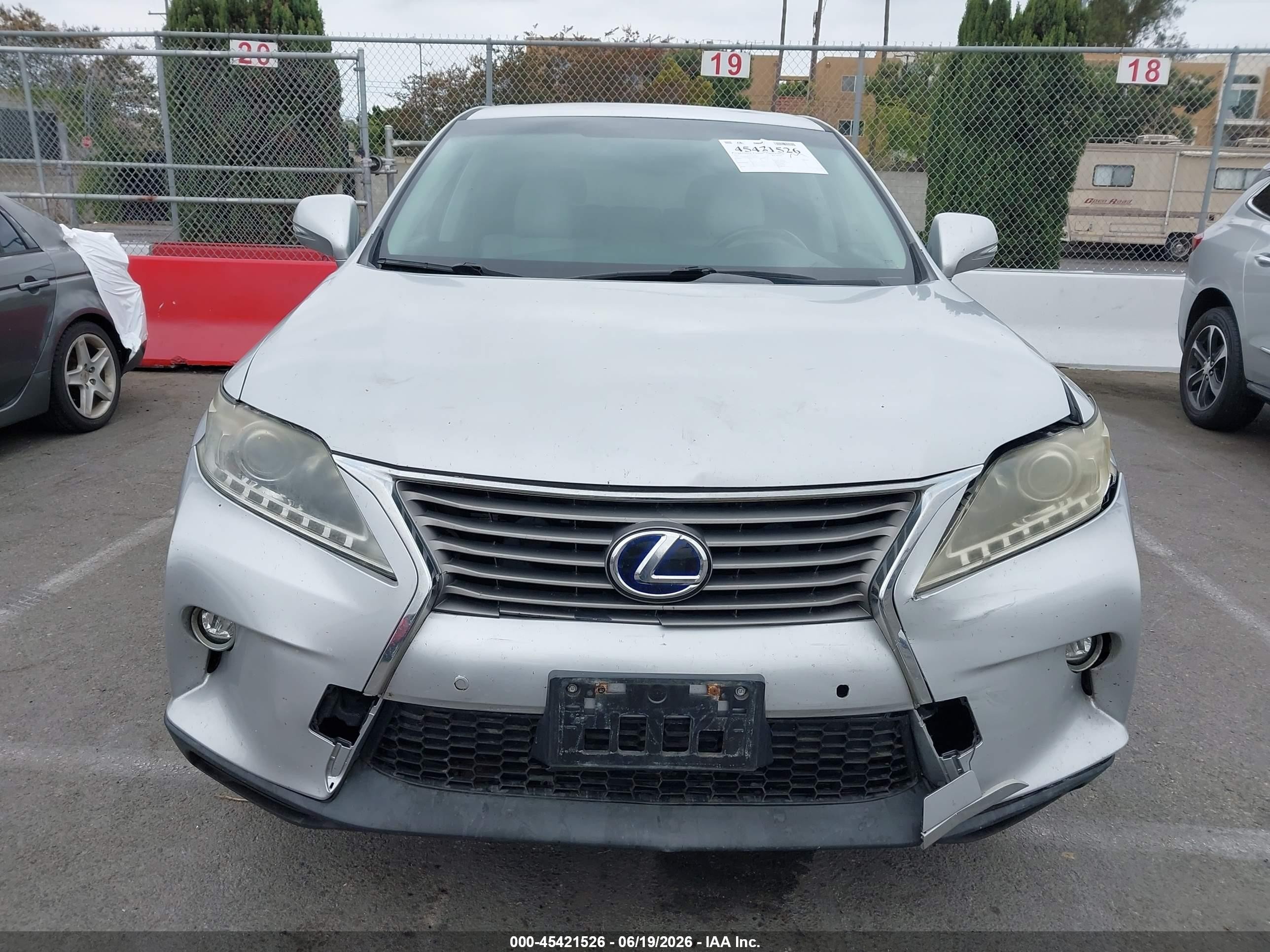2015 Lexus Rx 450h   Silver vin: 2T2ZB1BA5FC002477