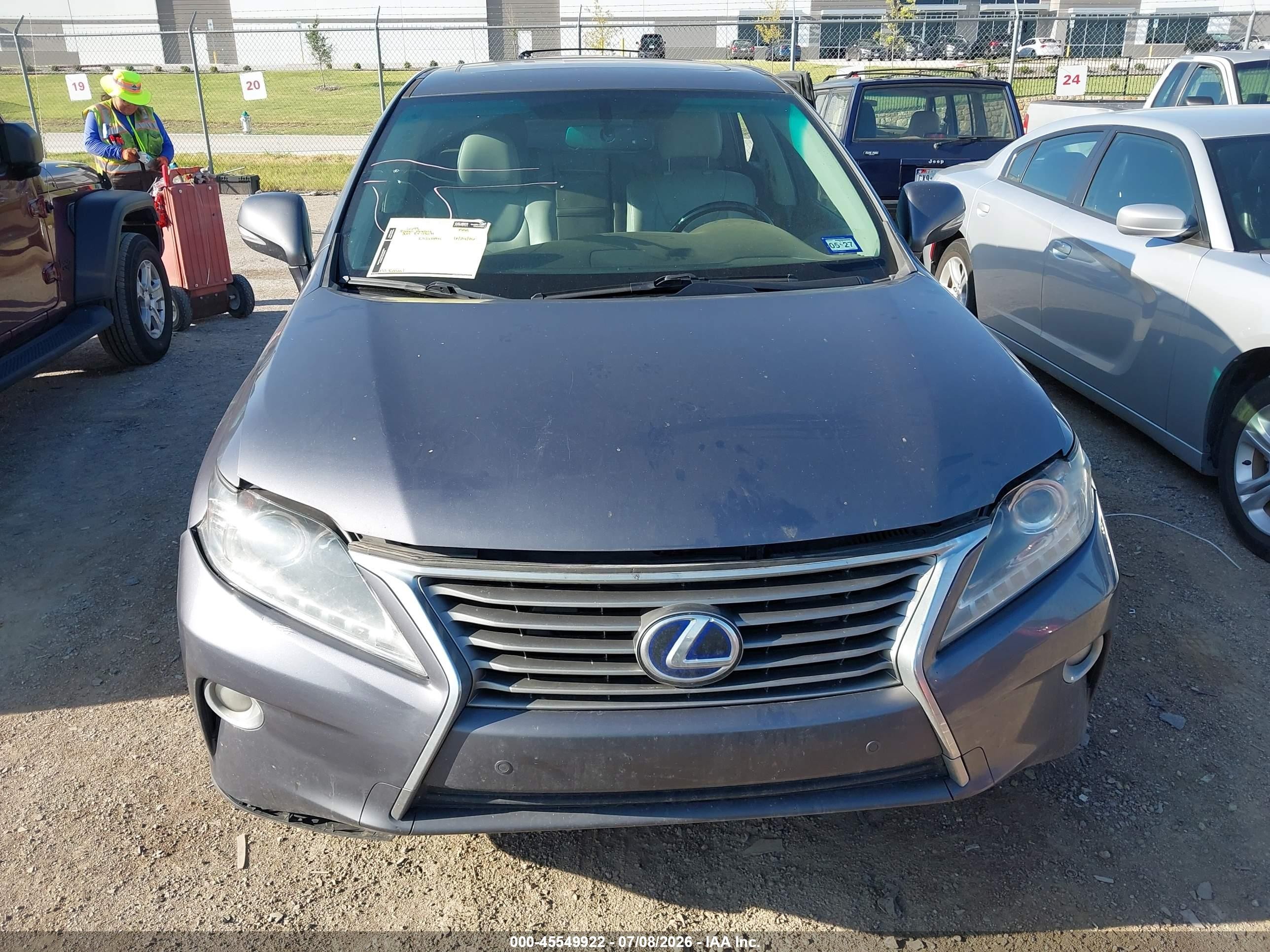 2015 Lexus Rx 450h   Blue vin: 2T2ZB1BA5FC002611