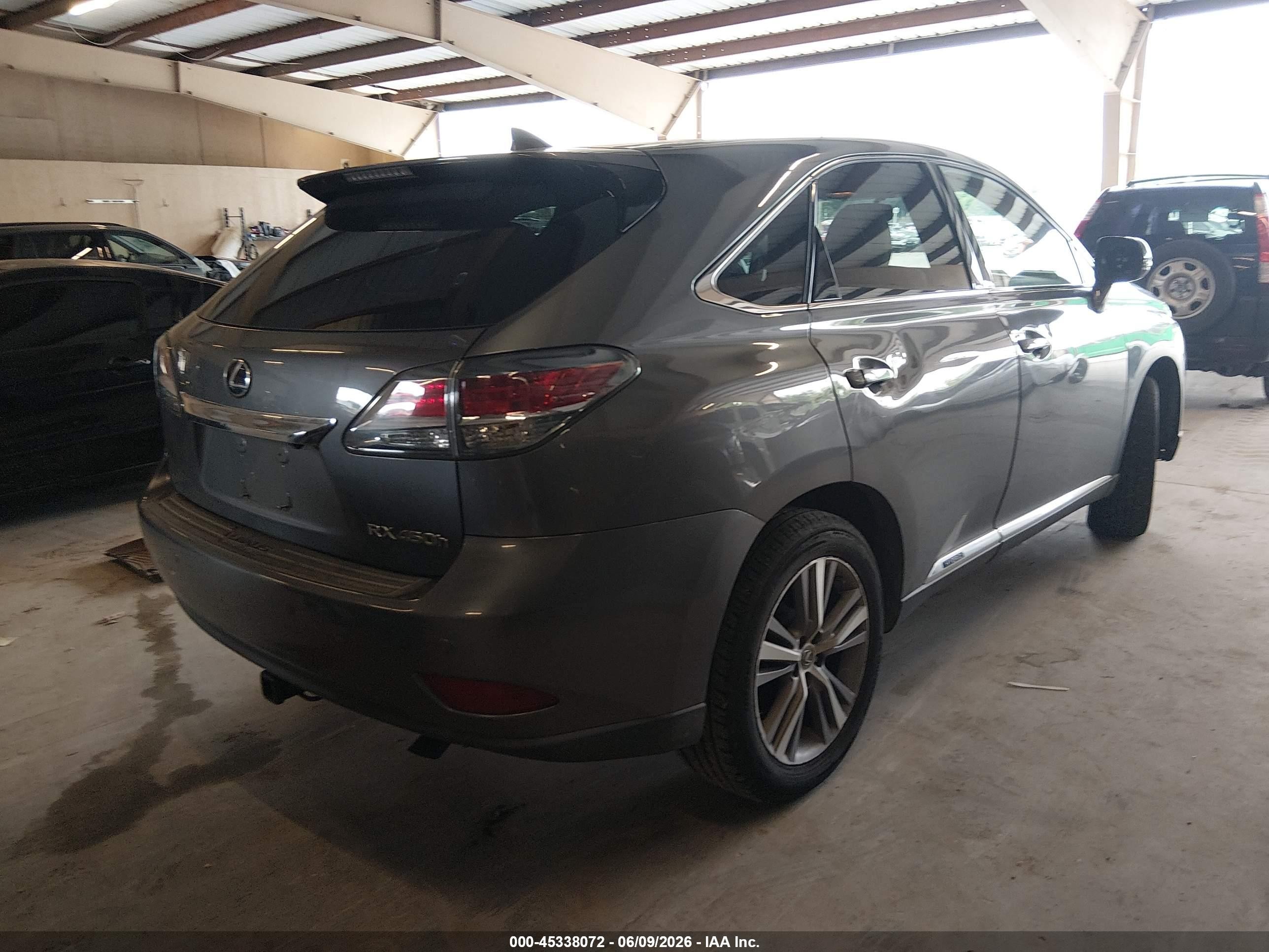2015 Lexus Rx 450h Gray vin: 2T2ZB1BA6FC003007