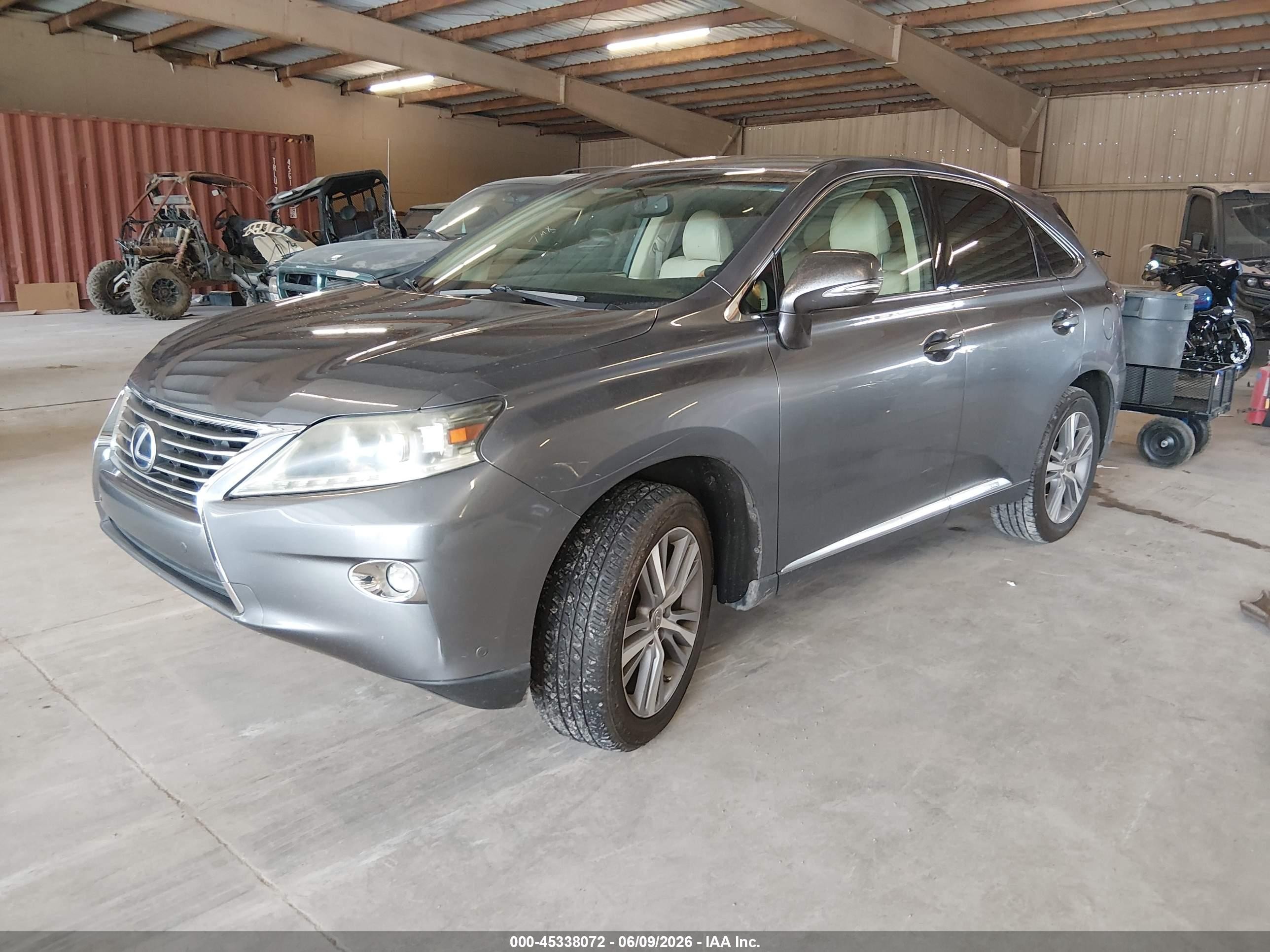 2015 Lexus Rx 450h Gray vin: 2T2ZB1BA6FC003007