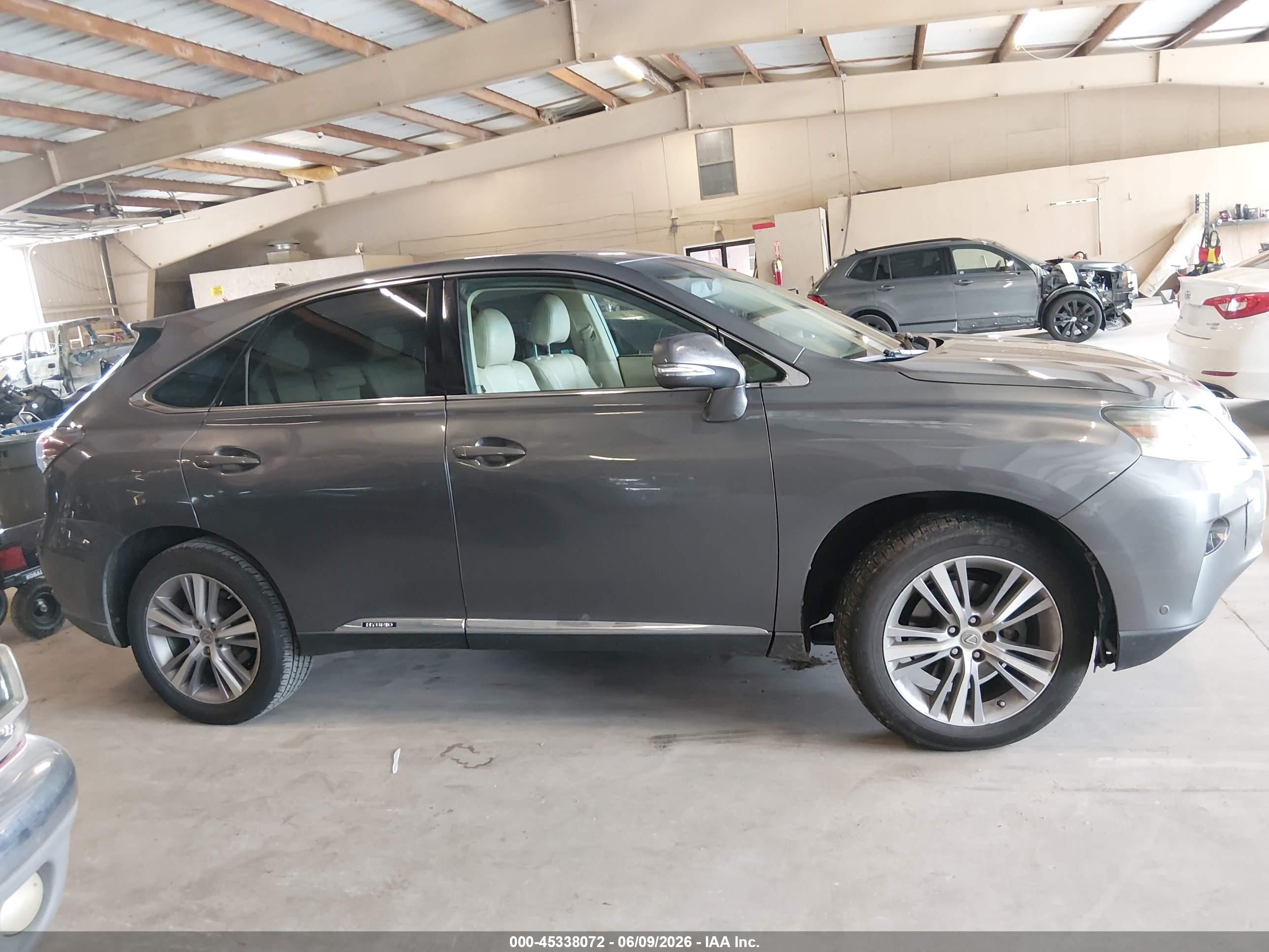 2015 Lexus Rx 450h Gray vin: 2T2ZB1BA6FC003007
