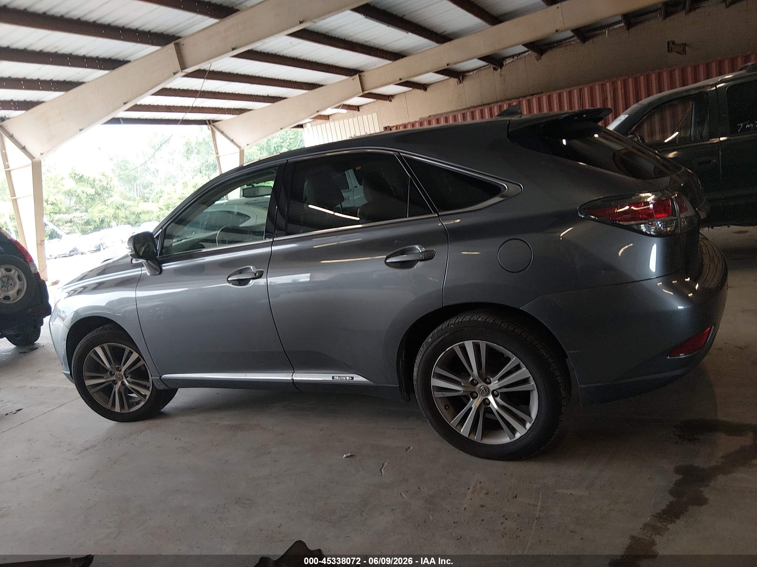 2015 Lexus Rx 450h Gray vin: 2T2ZB1BA6FC003007