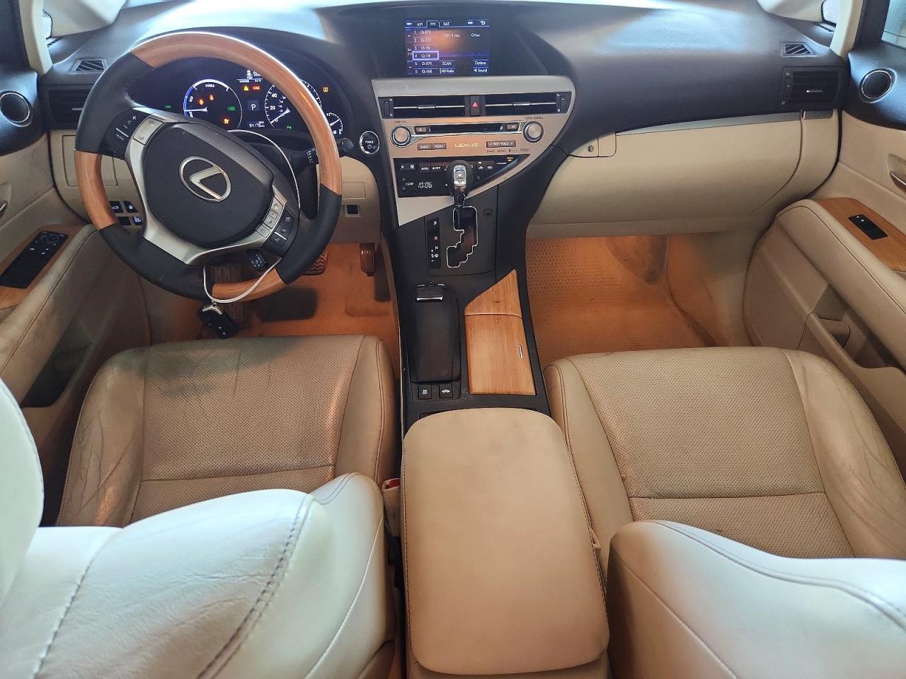 2015 Lexus Rx 450h Белый vin: 2T2ZB1BA8FC001422