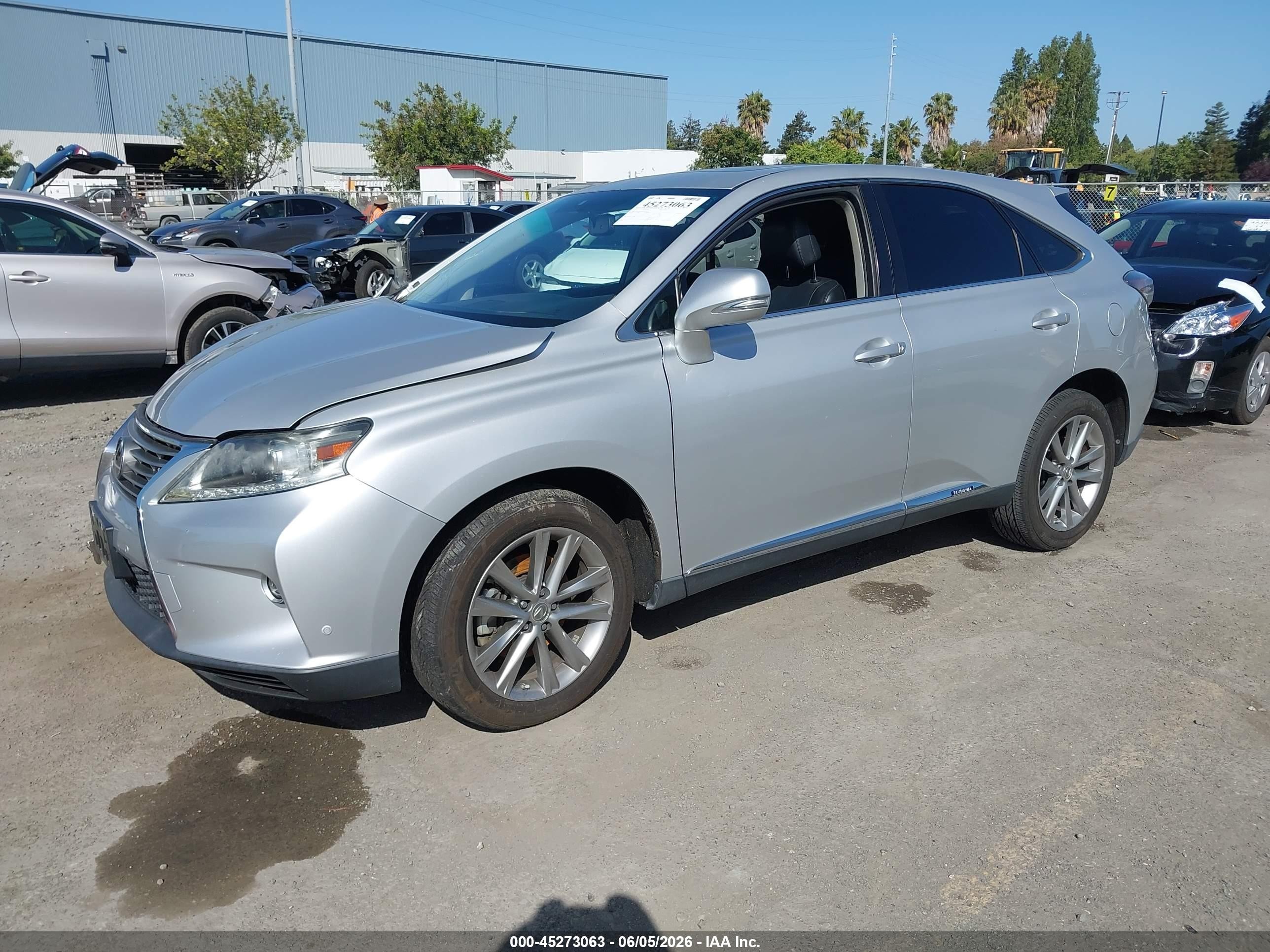 2015 Lexus Rx 450h   Silver vin: 2T2ZB1BA9FC001901