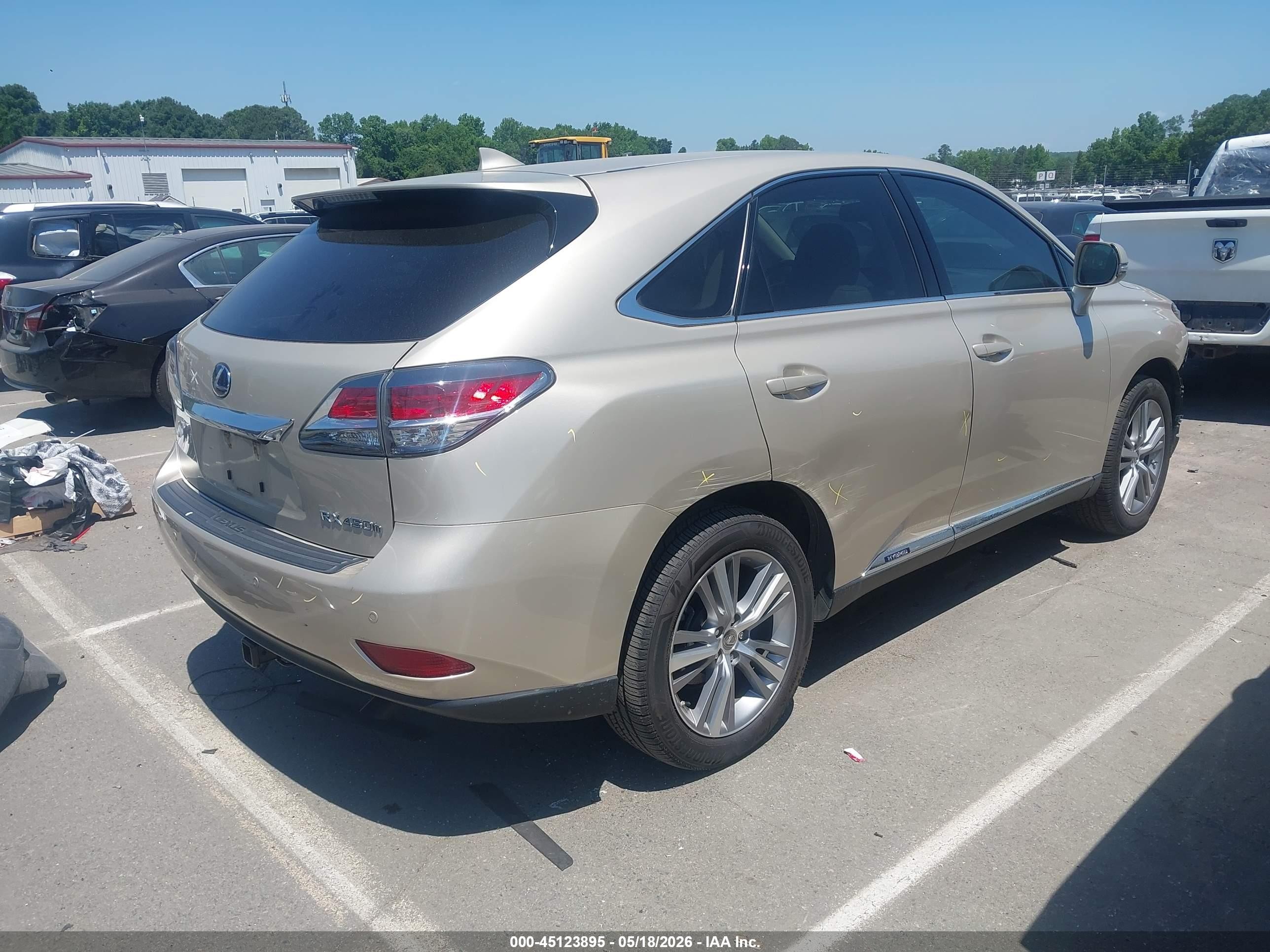 2015 Lexus Rx 450h   Brown vin: 2T2ZB1BAXFC002572