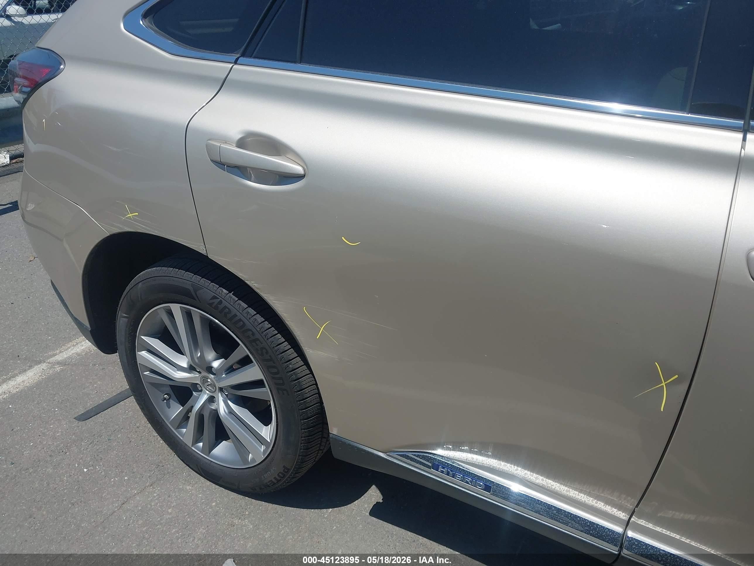 2015 Lexus Rx 450h   Brown vin: 2T2ZB1BAXFC002572