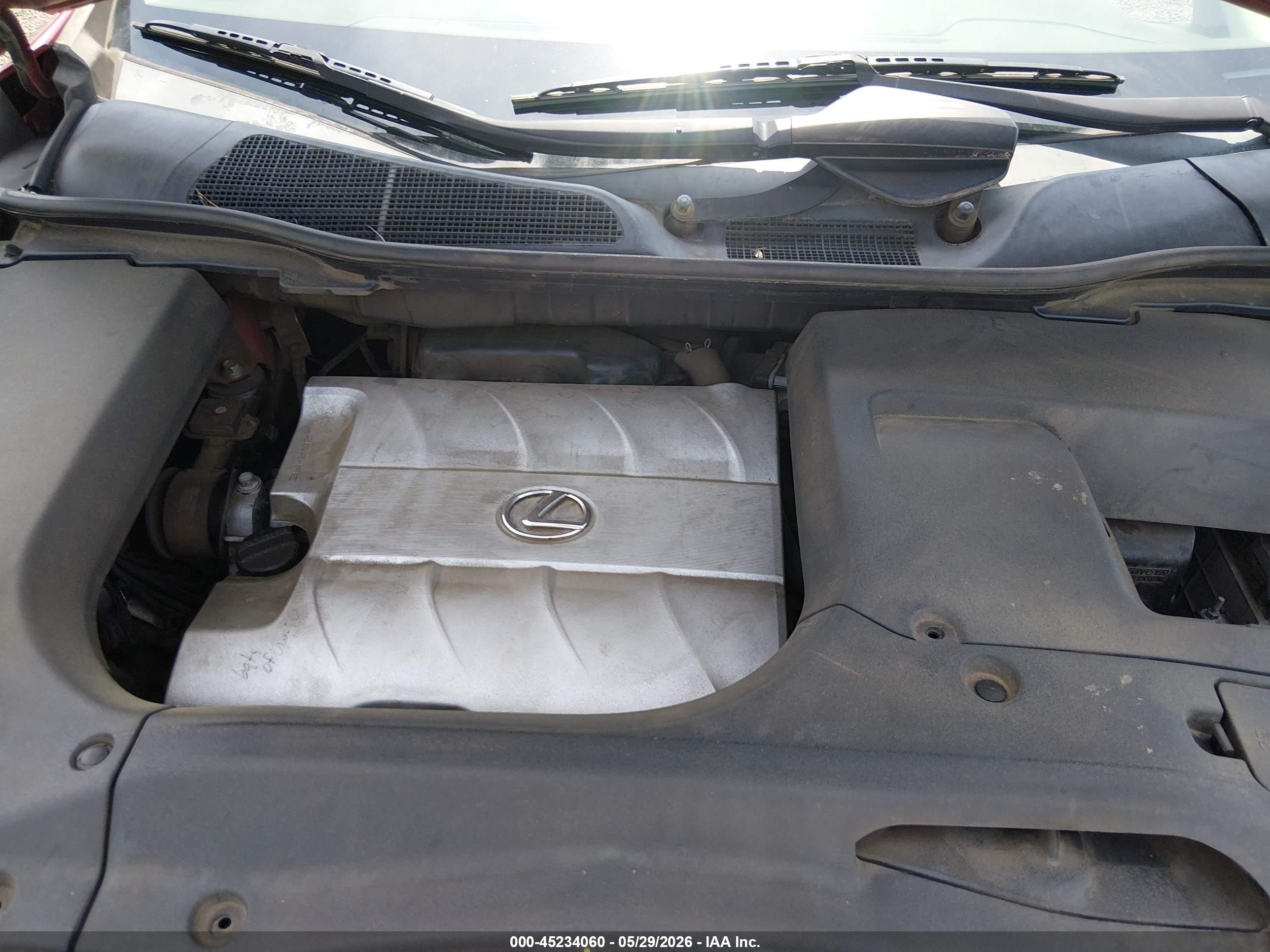 2010 Lexus Rx 350 Красный vin: 2T2ZK1BA0AC002072