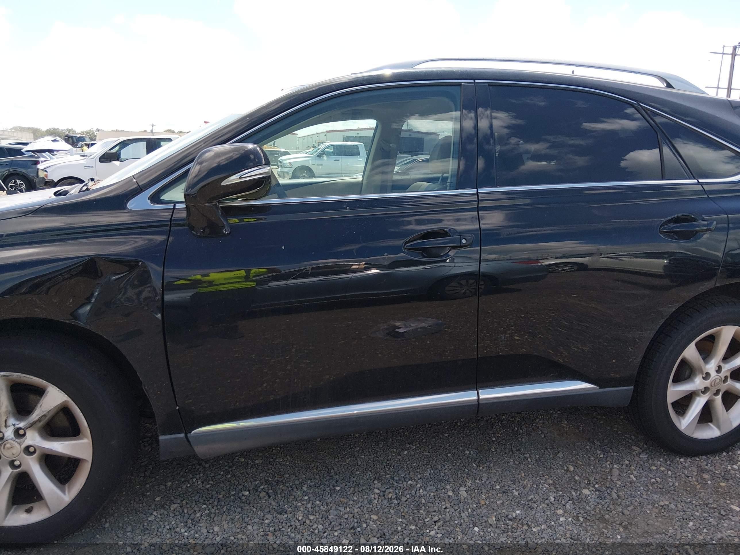 2010 Lexus Rx 350   Black vin: 2T2ZK1BA0AC008003