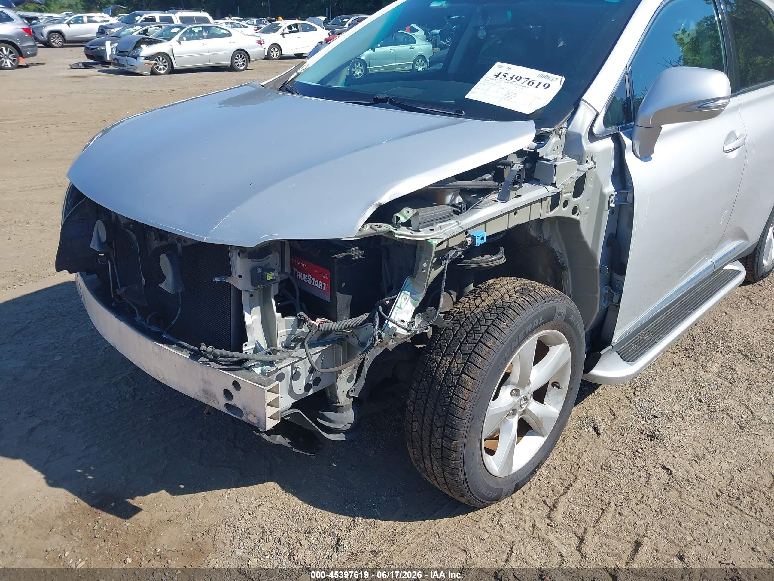 2010 Lexus Rx 350 Silver vin: 2T2ZK1BA0AC012472