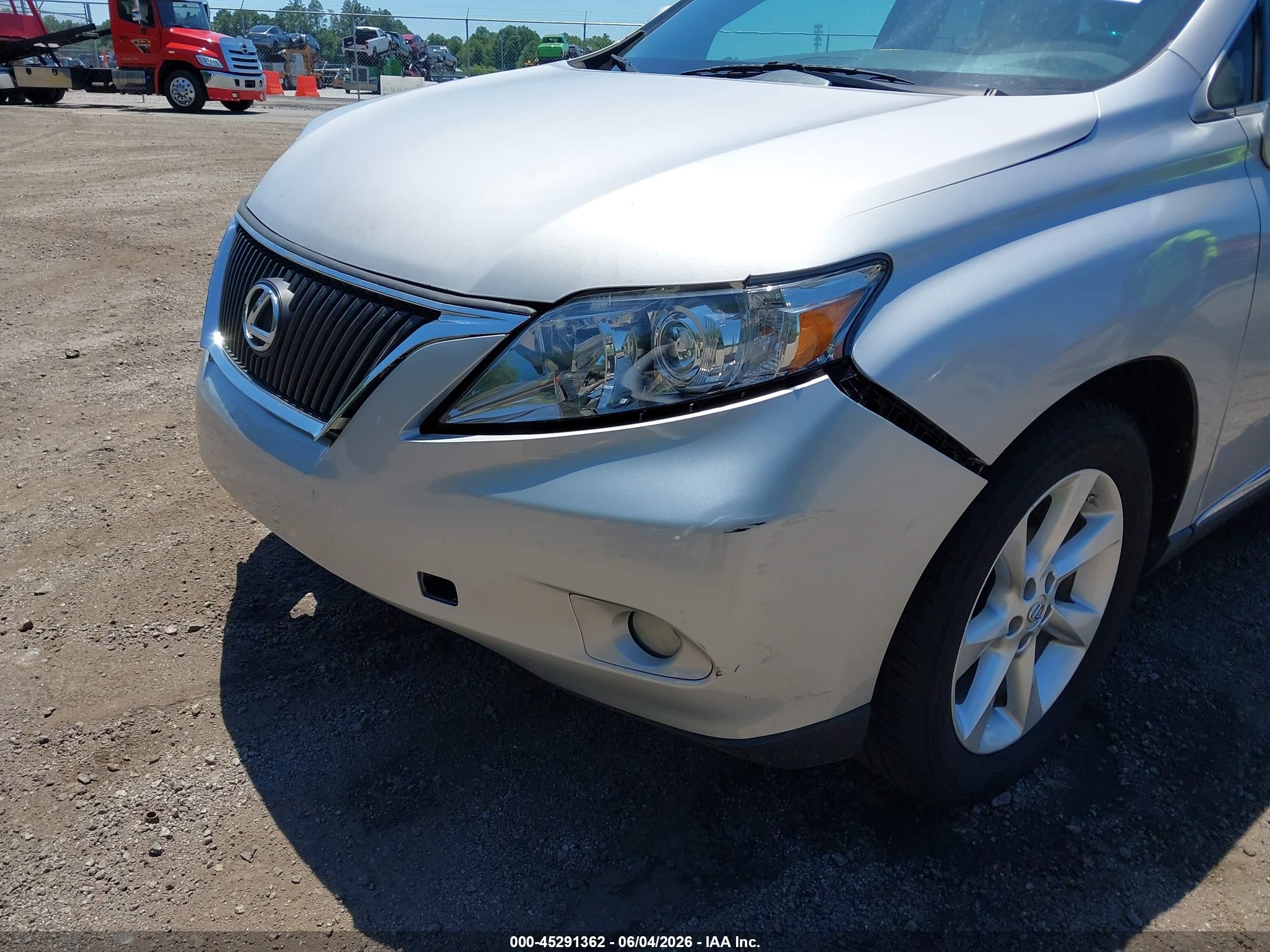 2010 Lexus Rx 350   Silver vin: 2T2ZK1BA0AC013704