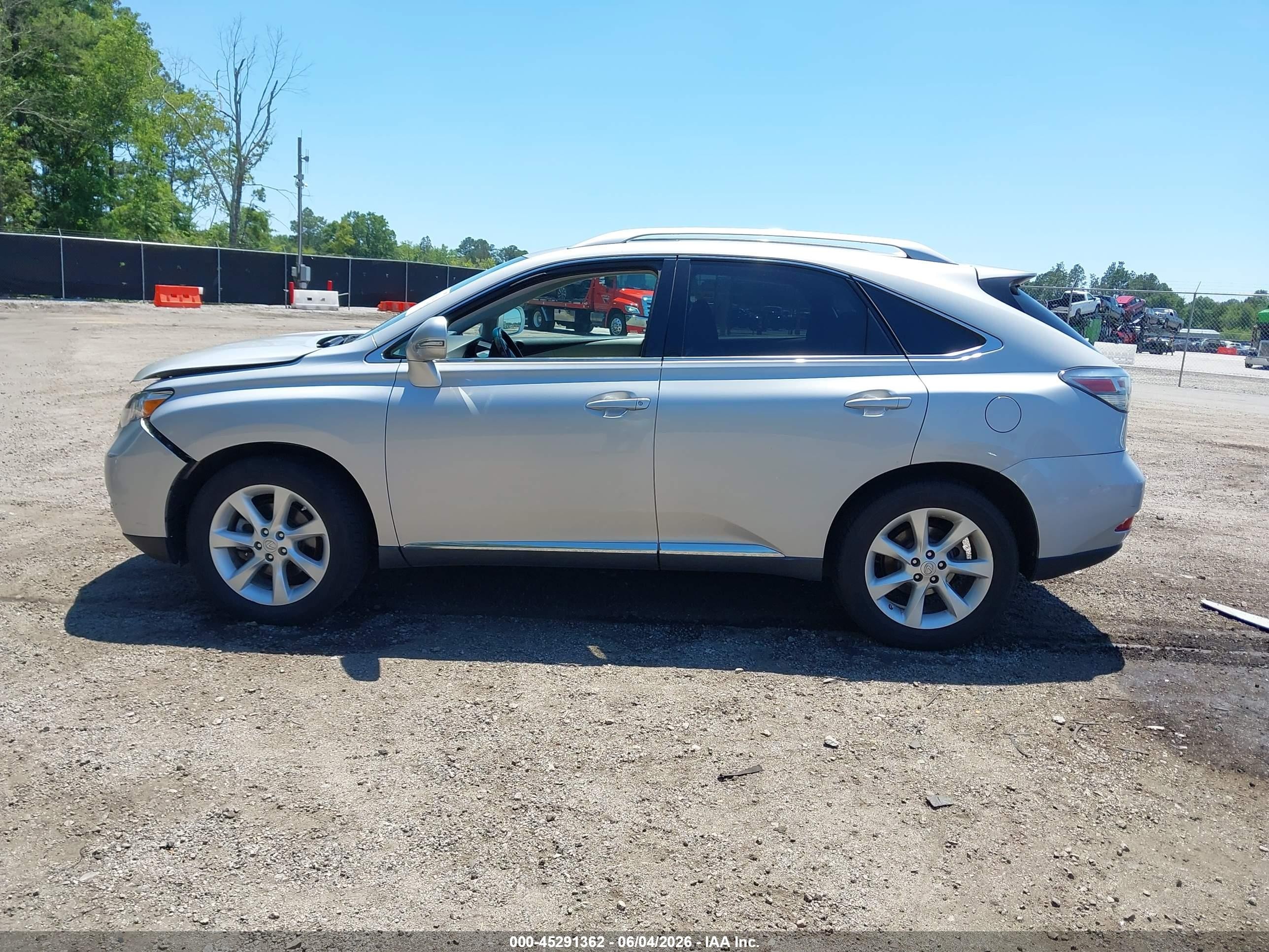 2010 Lexus Rx 350   Silver vin: 2T2ZK1BA0AC013704