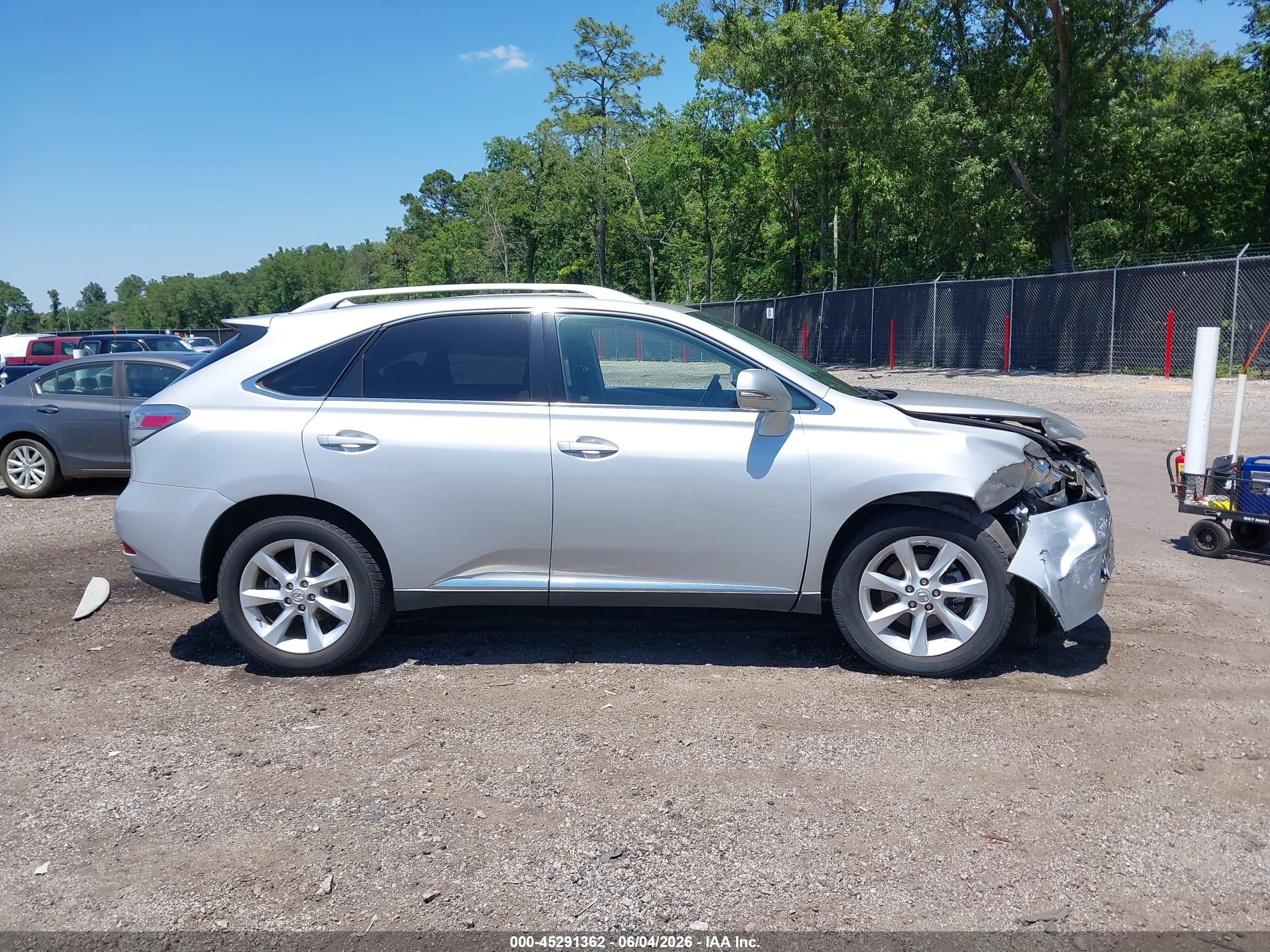 2010 Lexus Rx 350   Silver vin: 2T2ZK1BA0AC013704