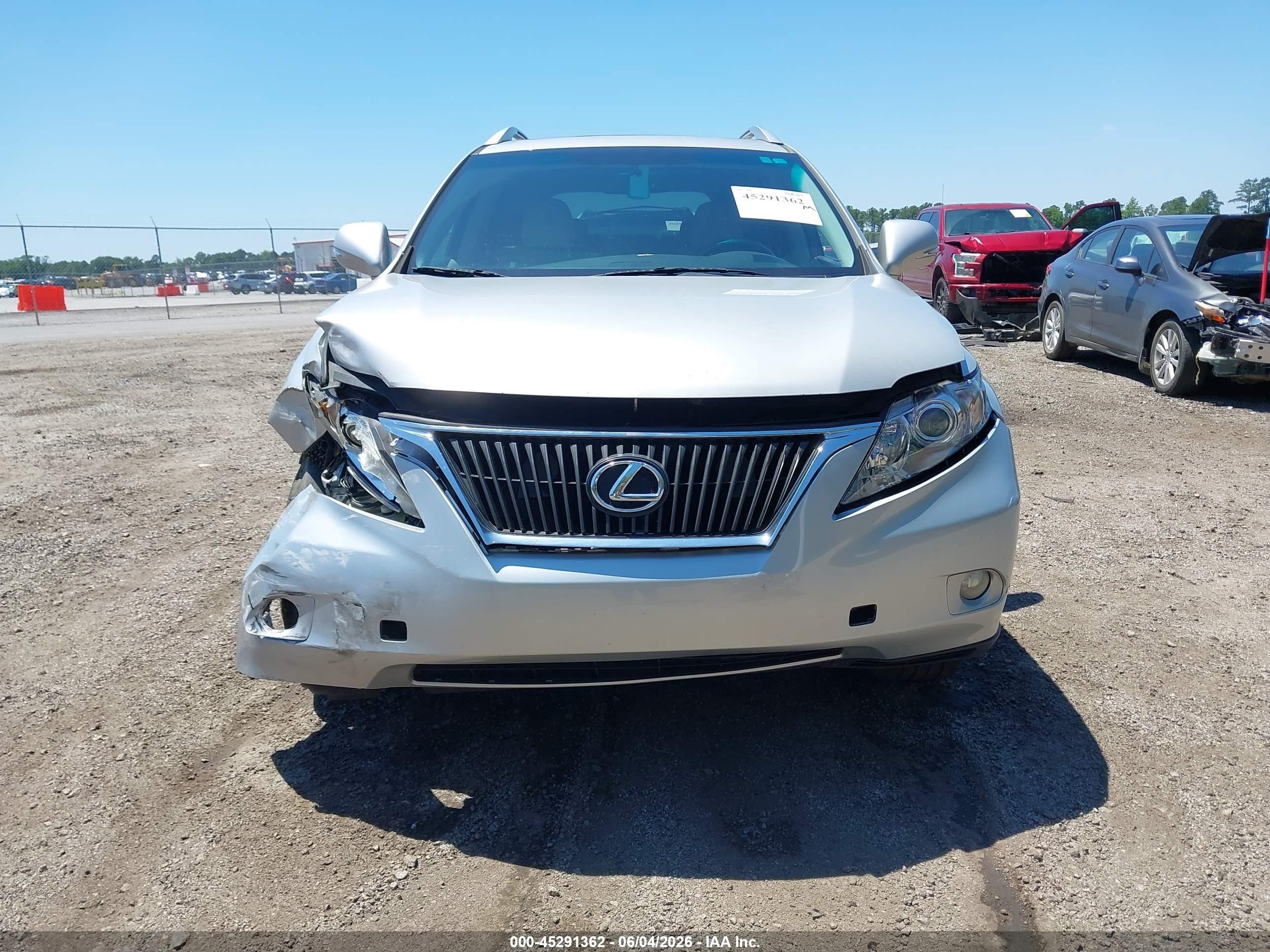 2010 Lexus Rx 350   Silver vin: 2T2ZK1BA0AC013704