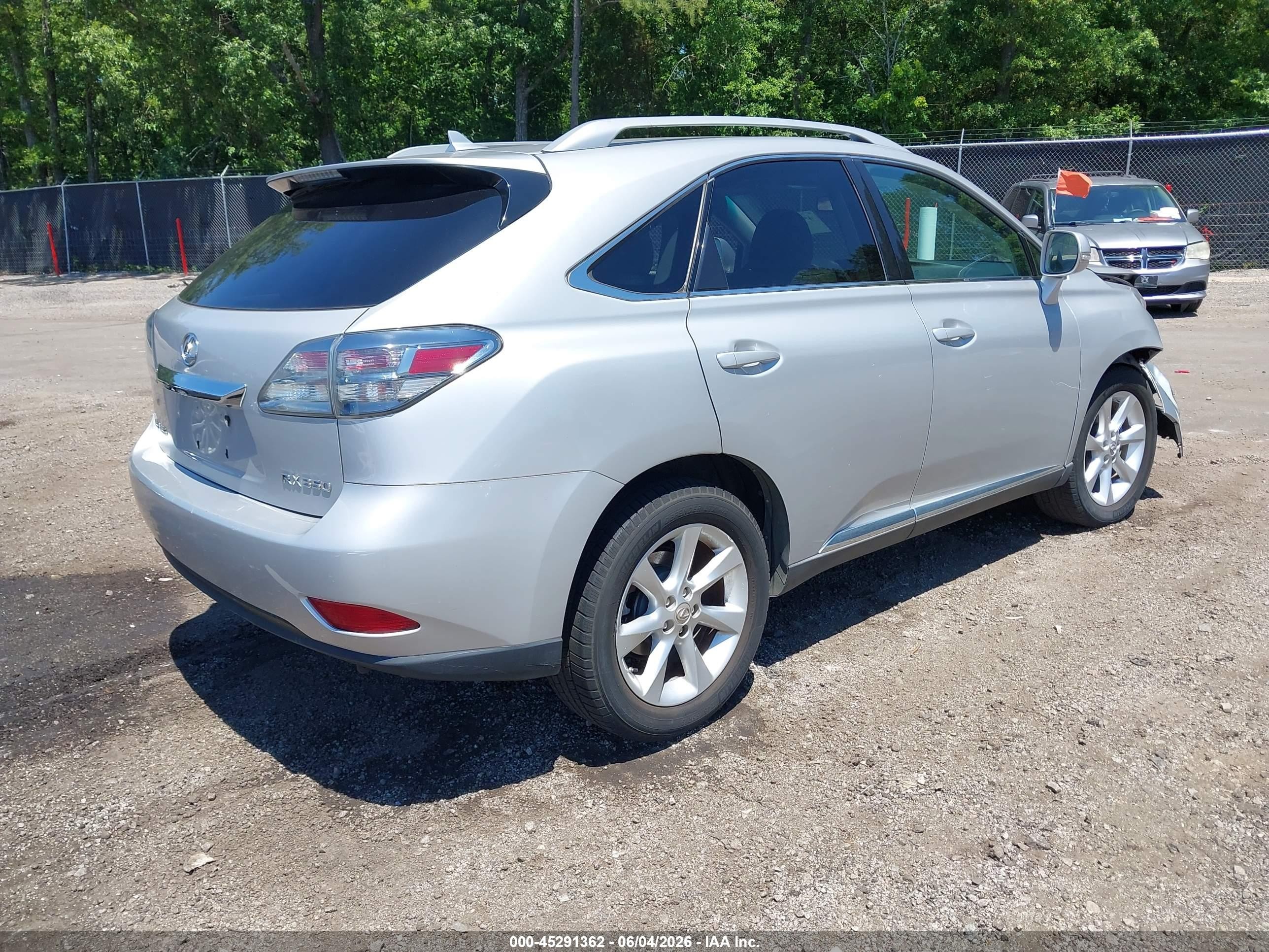 2010 Lexus Rx 350   Silver vin: 2T2ZK1BA0AC013704