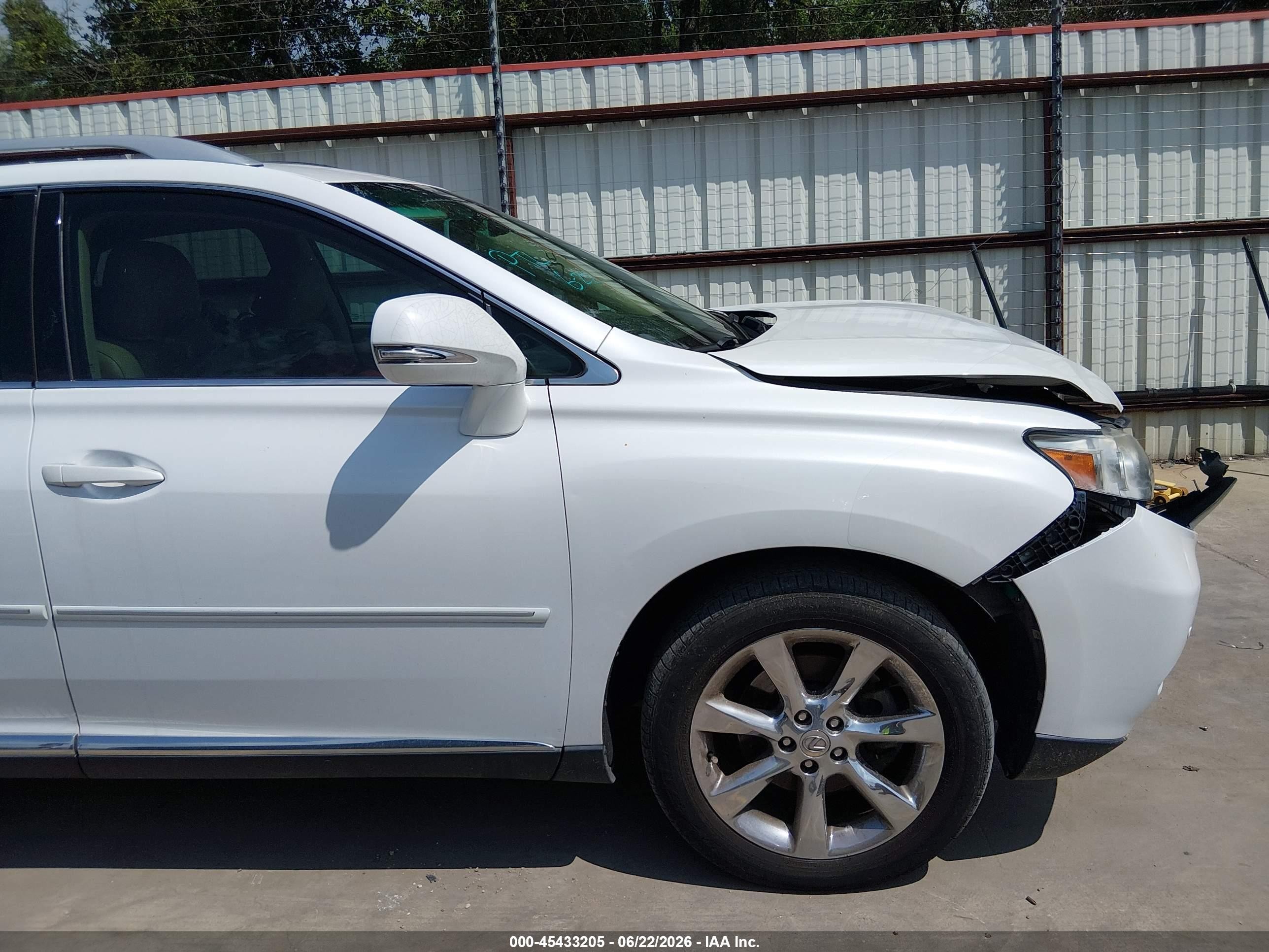 2010 Lexus Rx 350   White vin: 2T2ZK1BA0AC014917