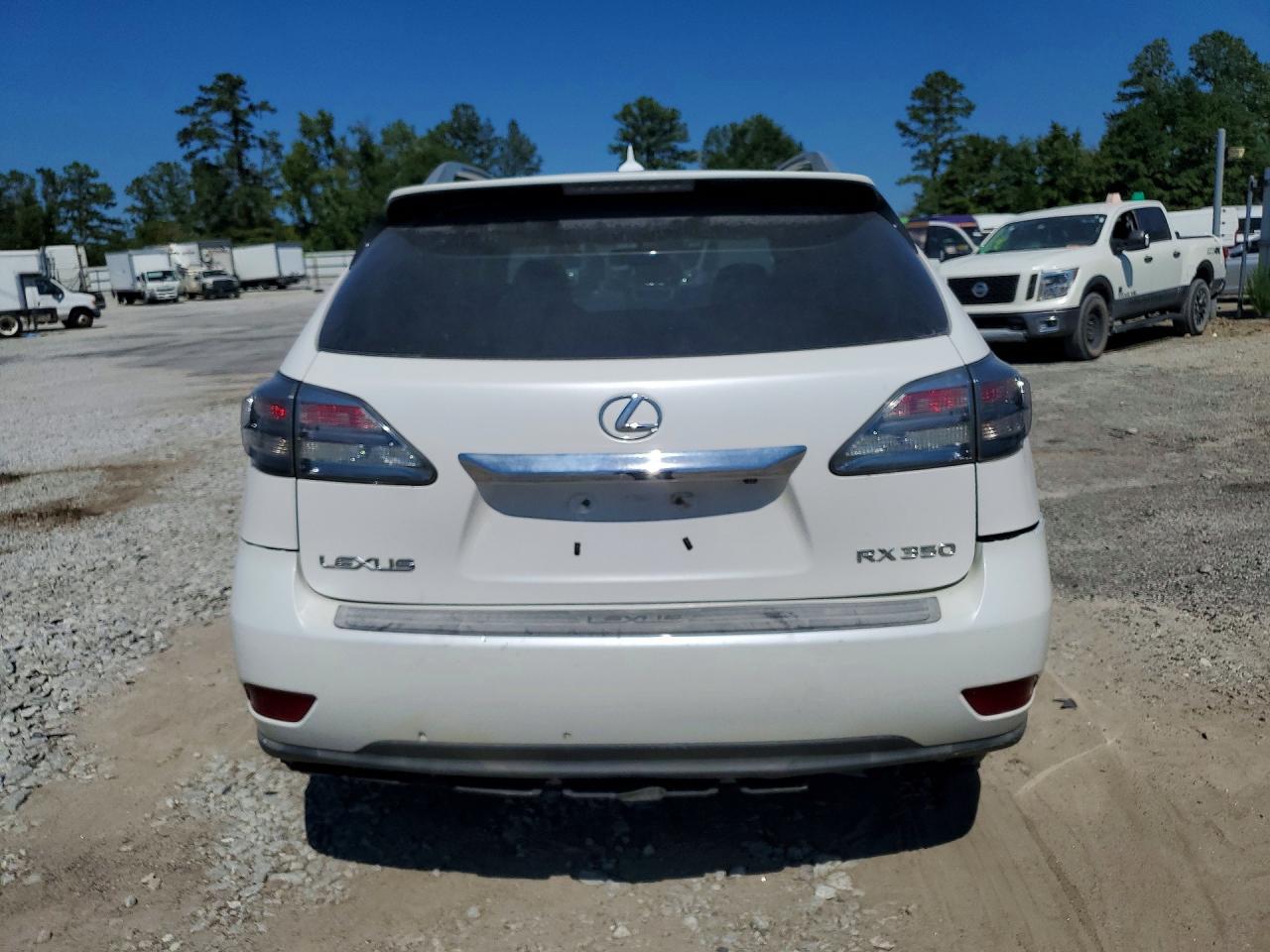 2010 Lexus Rx 350 White vin: 2T2ZK1BA0AC015730