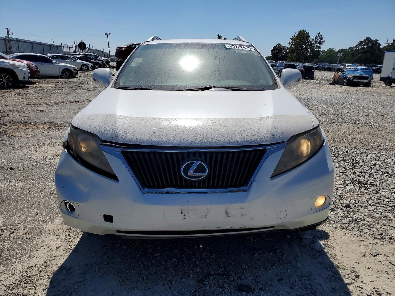 2010 Lexus Rx 350 White vin: 2T2ZK1BA0AC015730