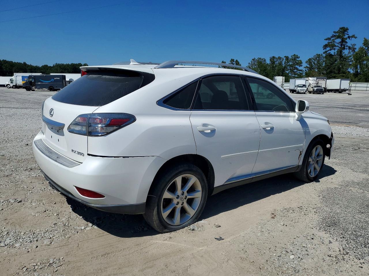 2010 Lexus Rx 350 White vin: 2T2ZK1BA0AC015730