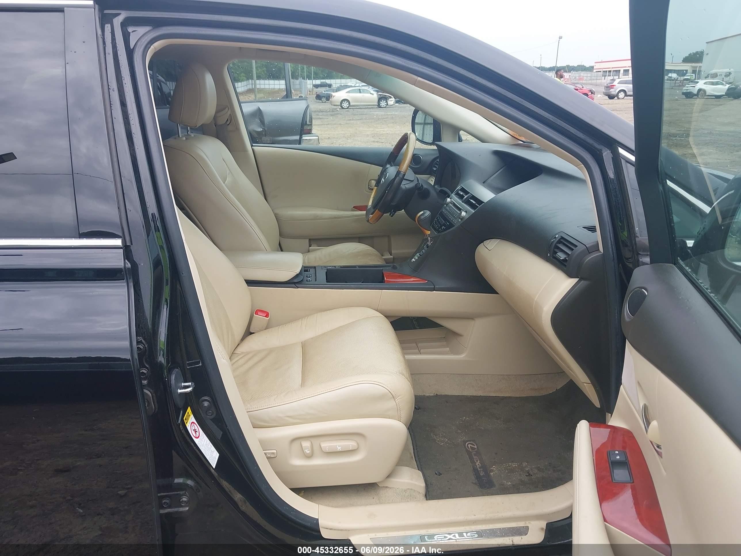 2010 Lexus Rx 350   Black vin: 2T2ZK1BA0AC026887