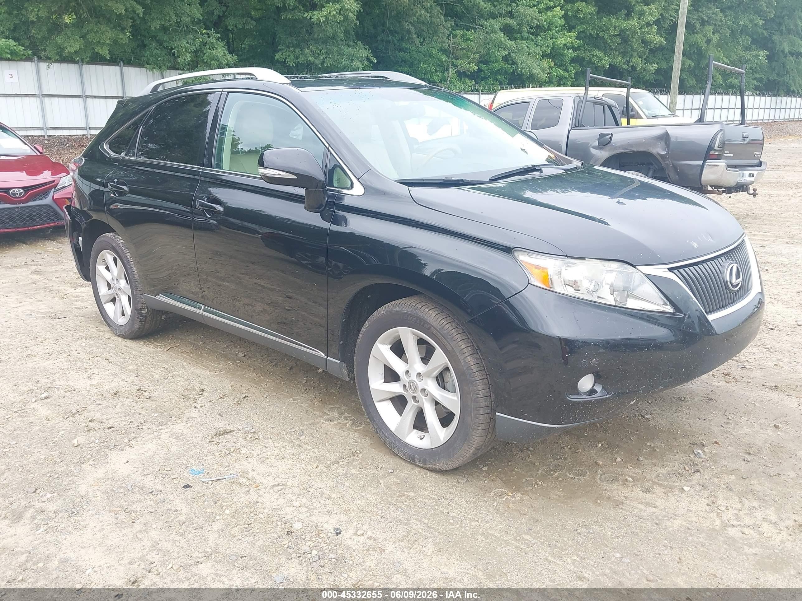 2010 Lexus Rx 350   Black vin: 2T2ZK1BA0AC026887
