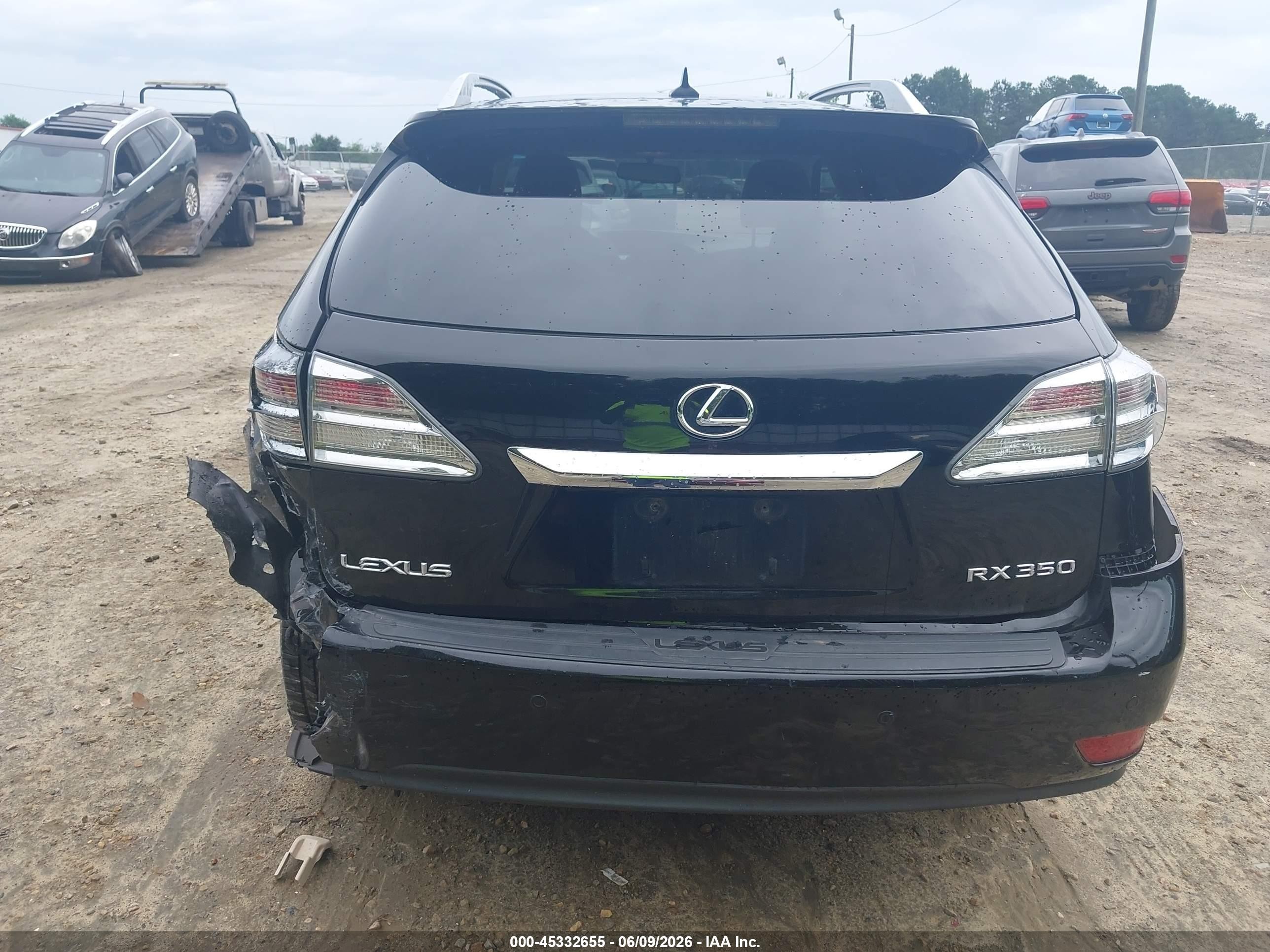 2010 Lexus Rx 350   Black vin: 2T2ZK1BA0AC026887