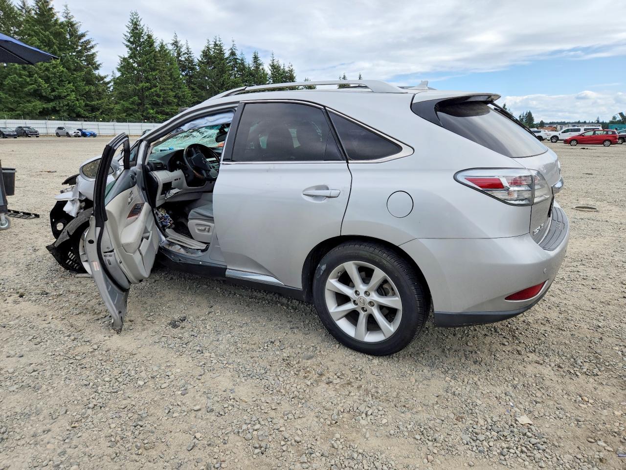 2010 Lexus Rx 350 Silver vin: 2T2ZK1BA0AC030907