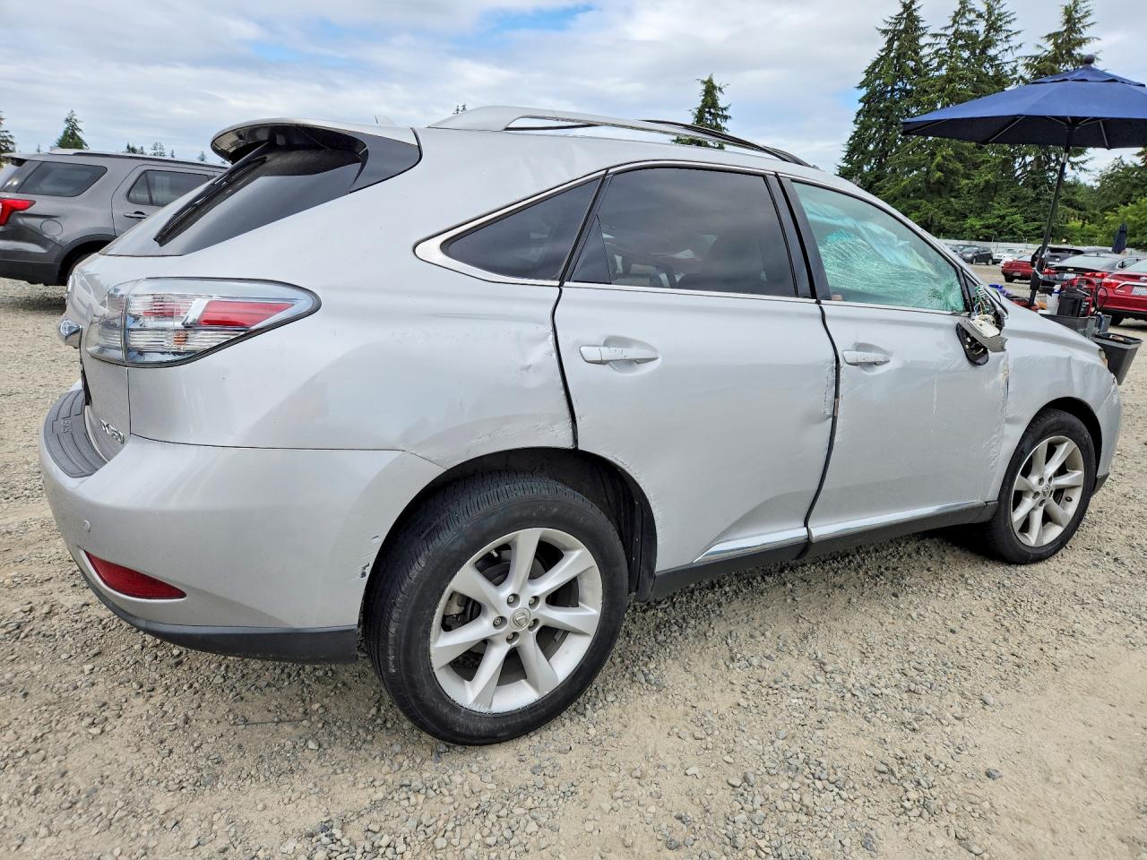 2010 Lexus Rx 350 Silver vin: 2T2ZK1BA0AC030907