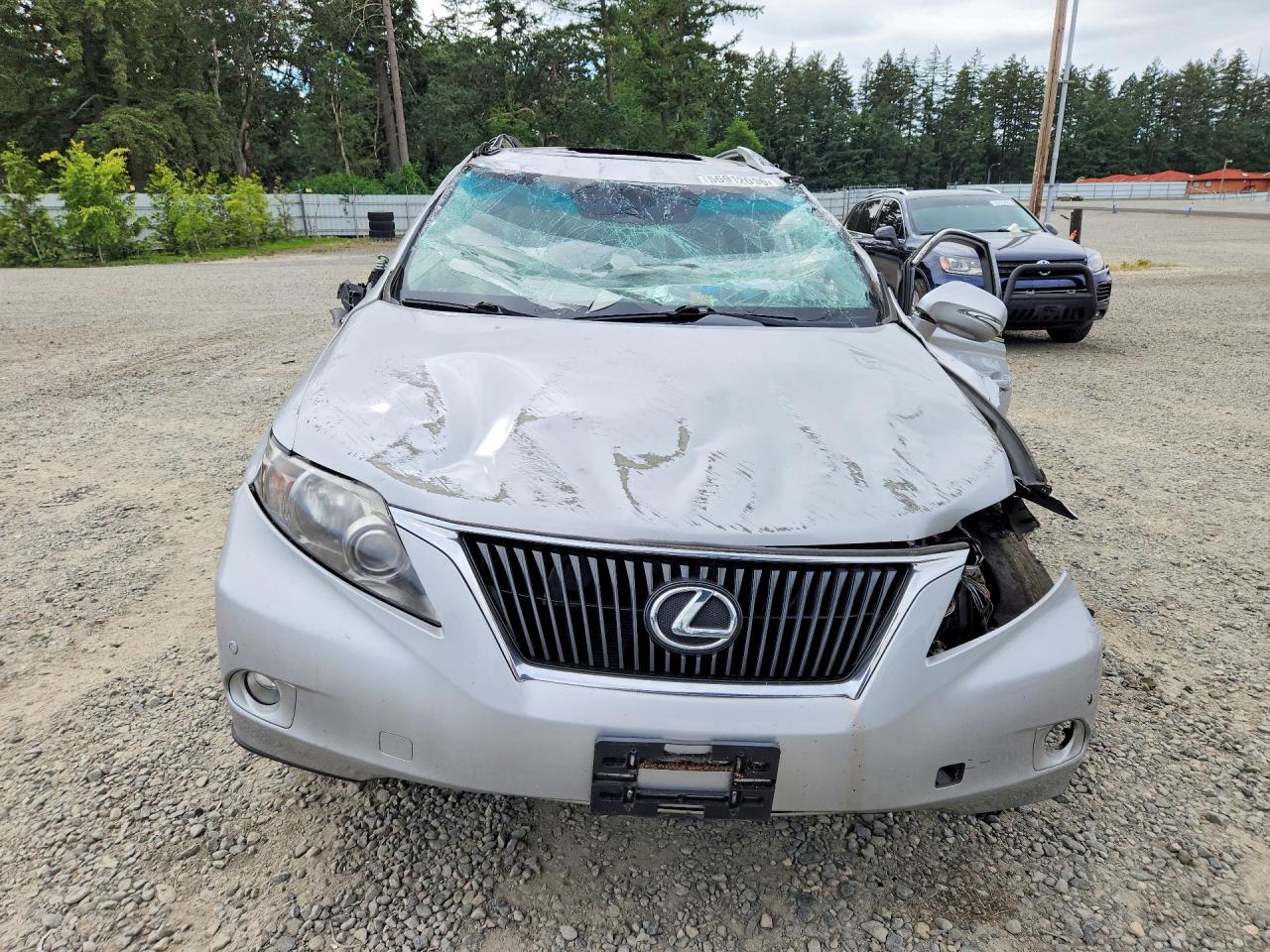 2010 Lexus Rx 350 Silver vin: 2T2ZK1BA0AC030907