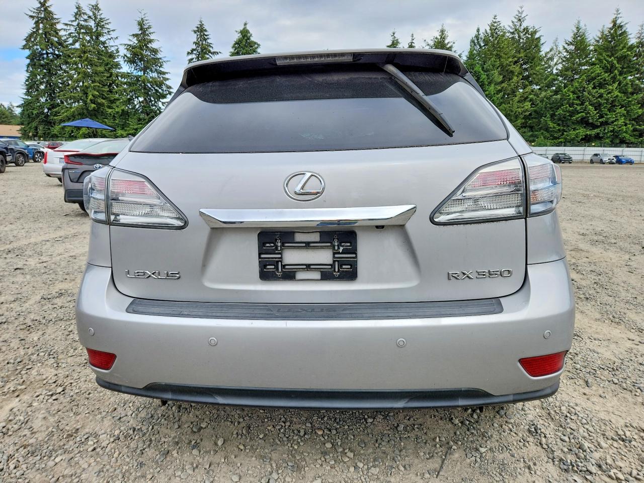 2010 Lexus Rx 350 Silver vin: 2T2ZK1BA0AC030907