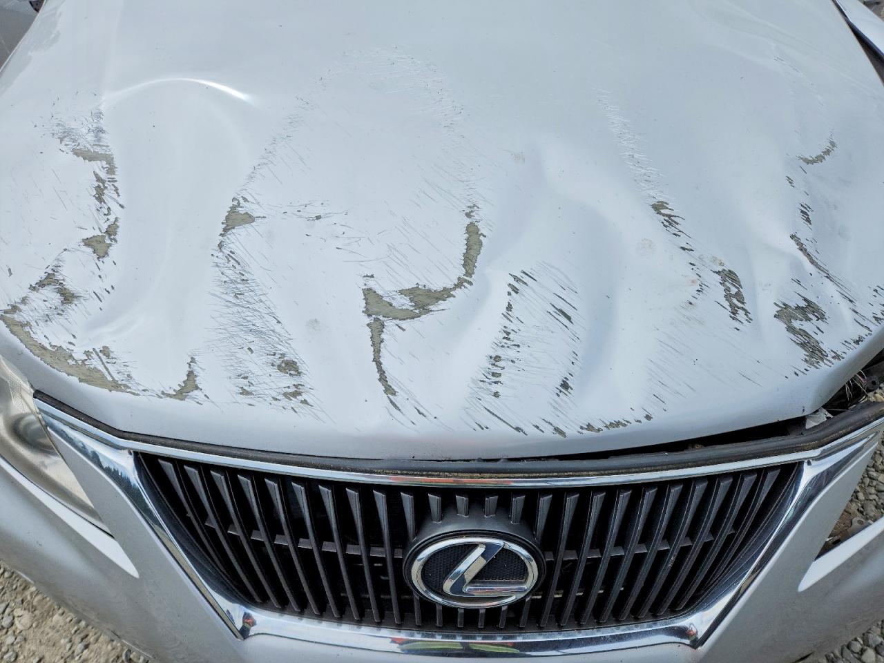 2010 Lexus Rx 350 Silver vin: 2T2ZK1BA0AC030907