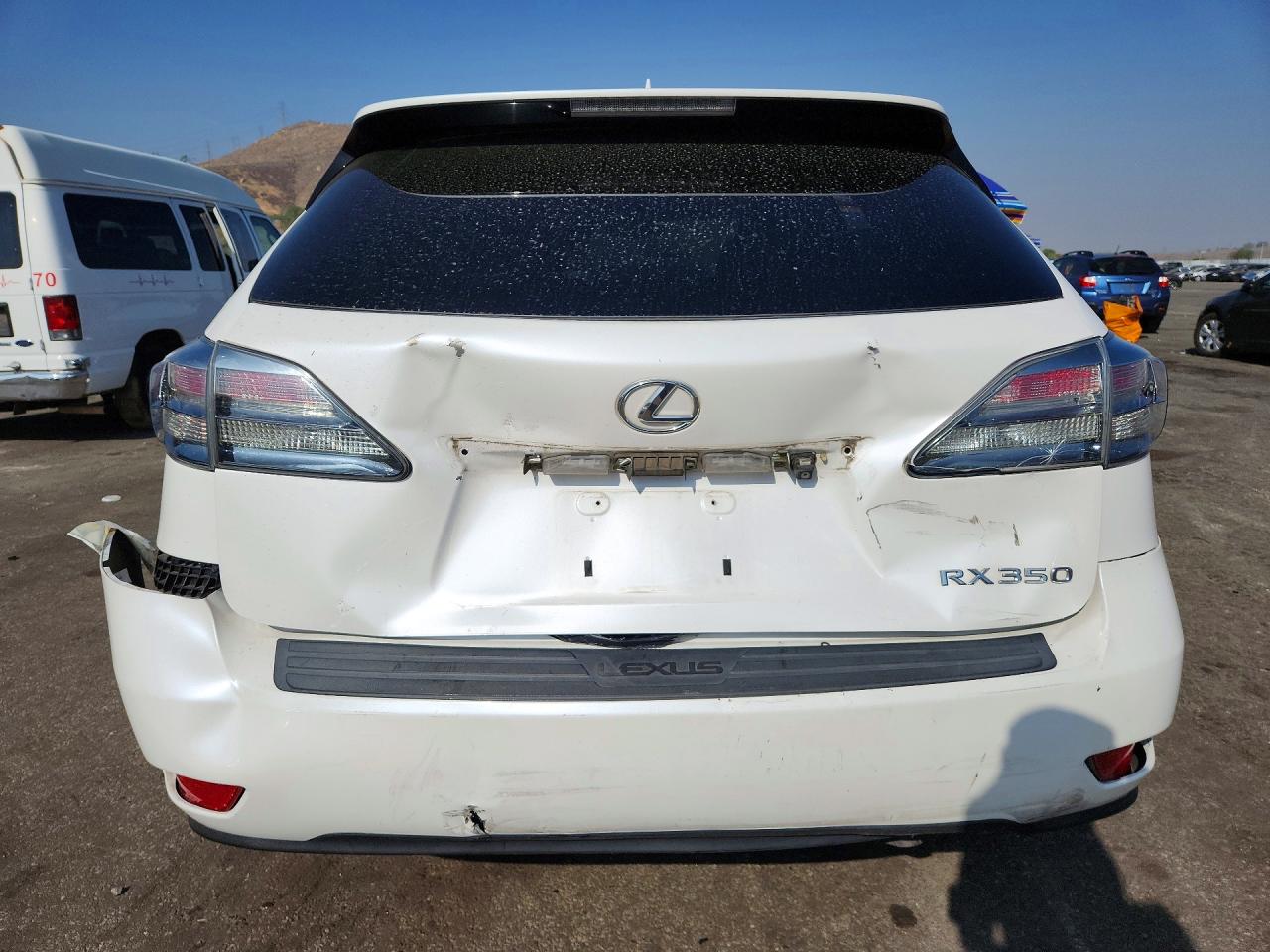 2011 Lexus Rx 350 White vin: 2T2ZK1BA0BC042573