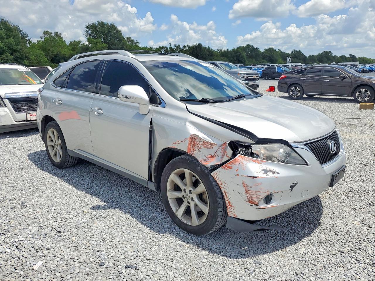 2011 Lexus Rx 350 Silver vin: 2T2ZK1BA0BC050656