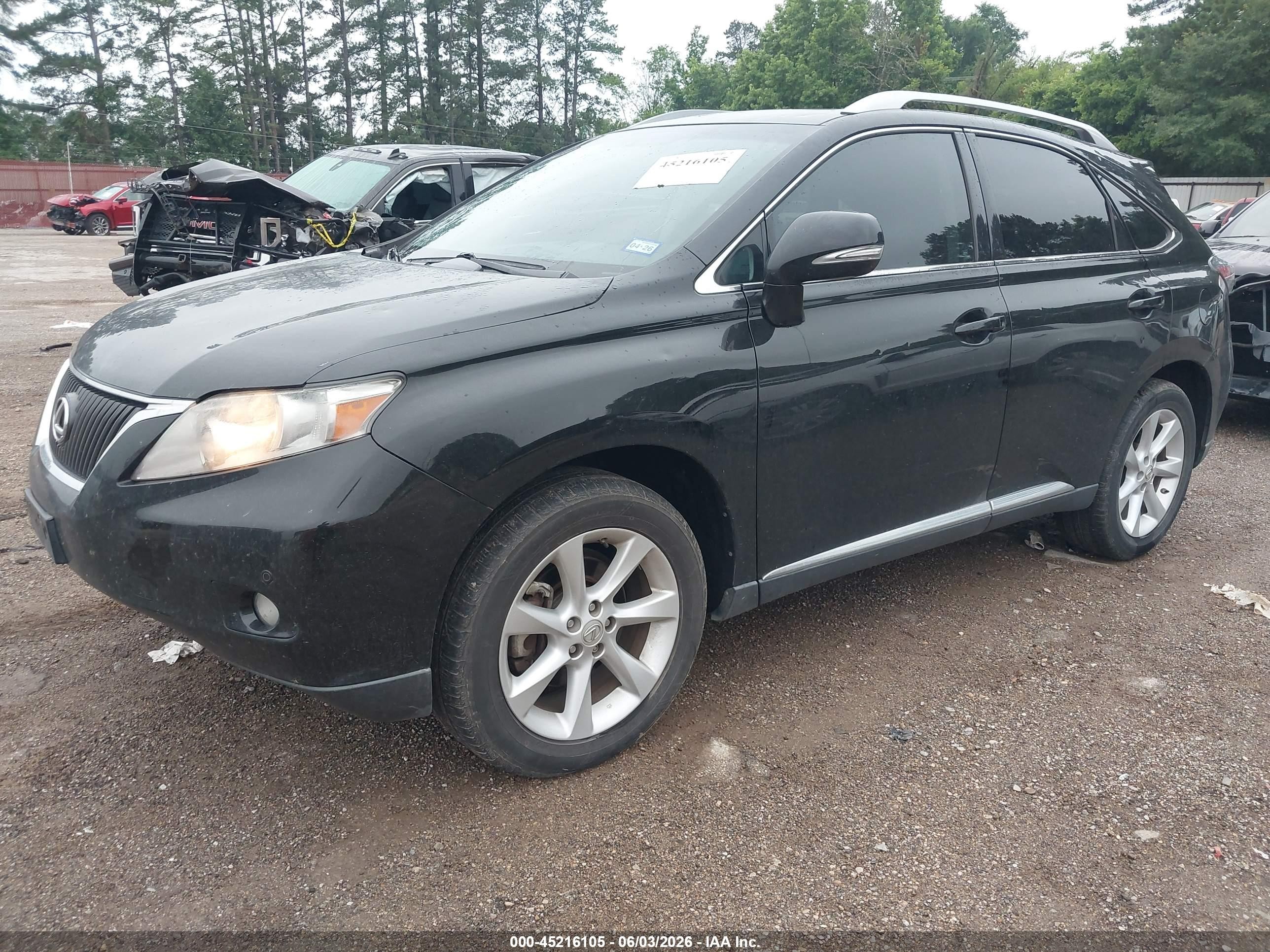 2011 Lexus Rx 350 Black vin: 2T2ZK1BA0BC053024