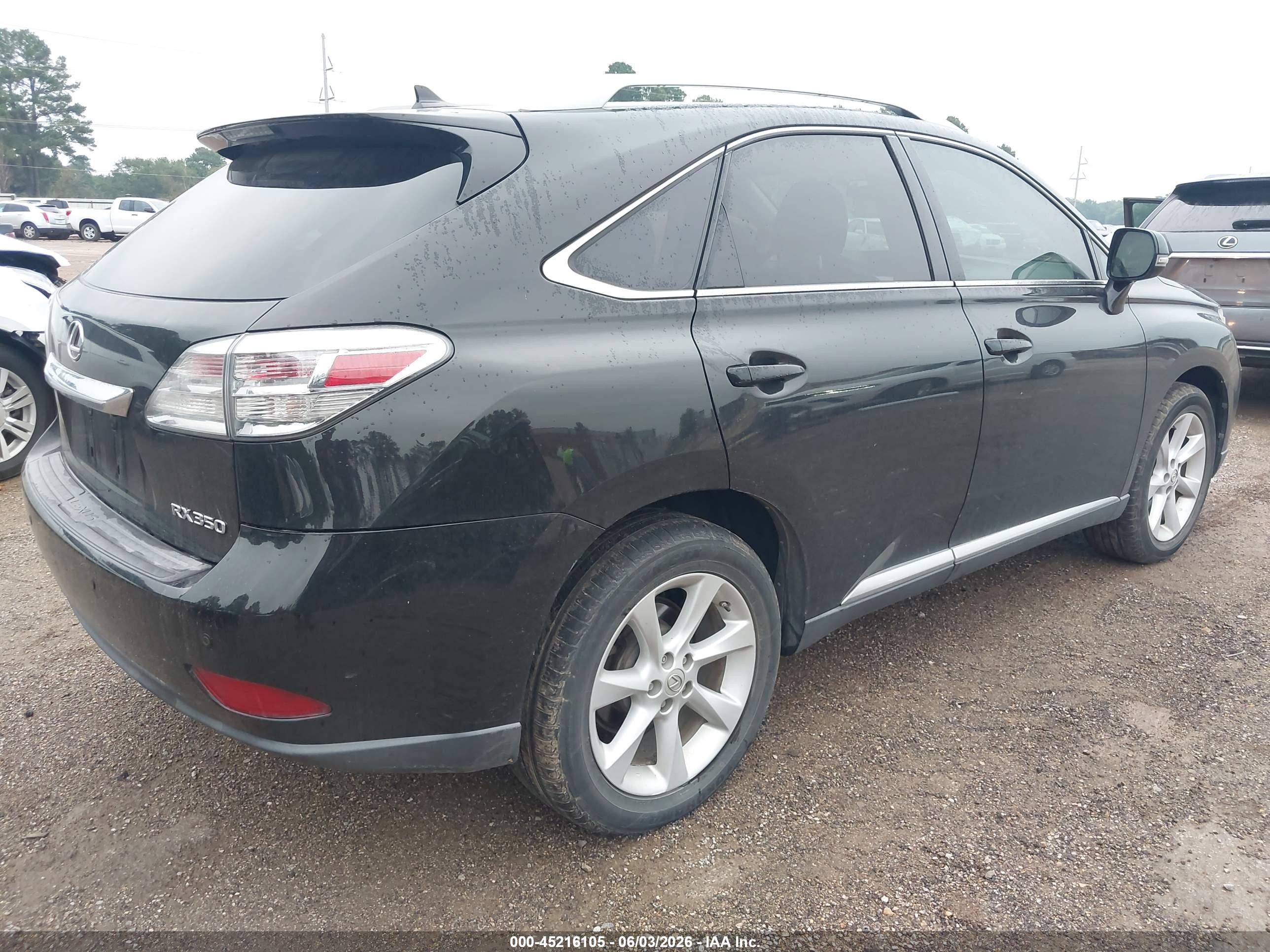 2011 Lexus Rx 350 Black vin: 2T2ZK1BA0BC053024
