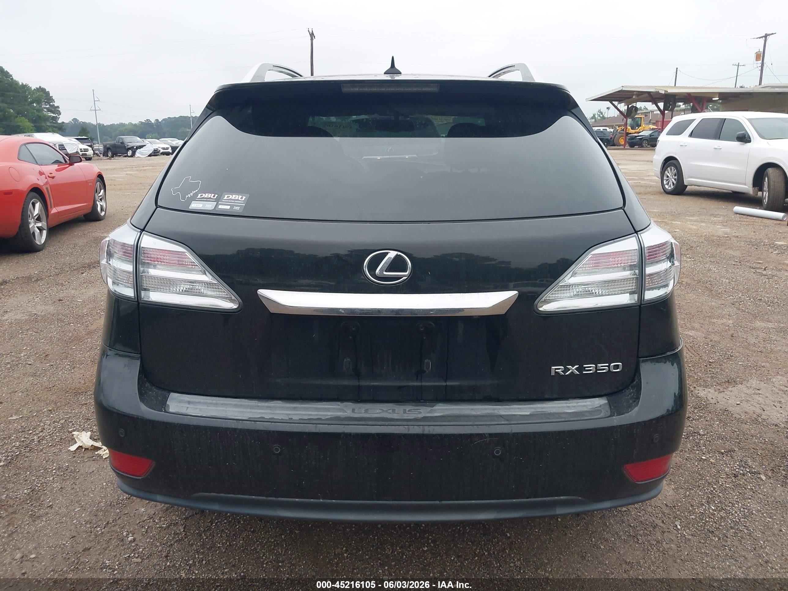 2011 Lexus Rx 350 Black vin: 2T2ZK1BA0BC053024