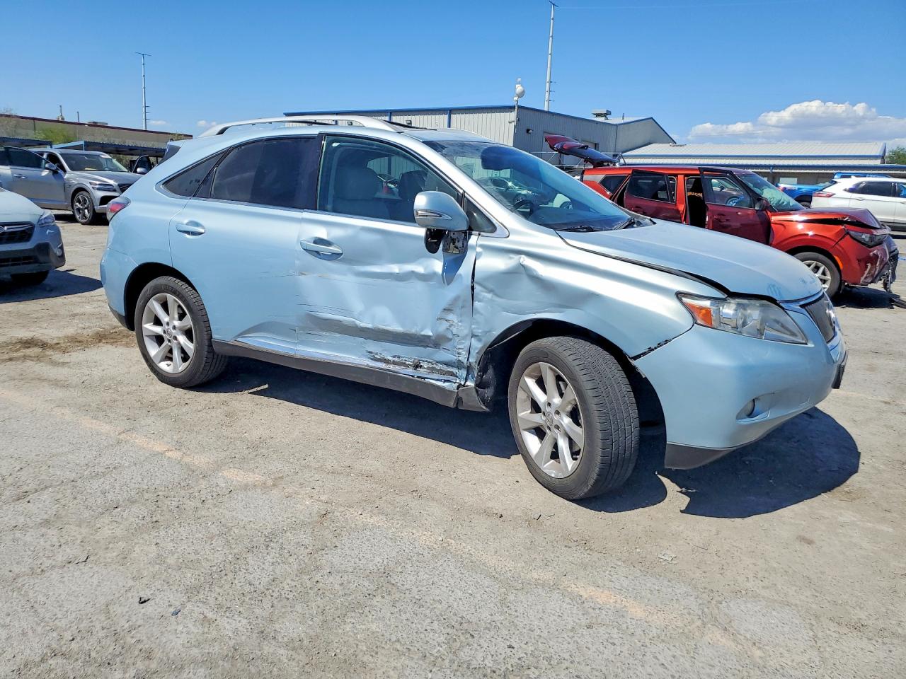 2011 Lexus Rx 350 Blue vin: 2T2ZK1BA0BC057056